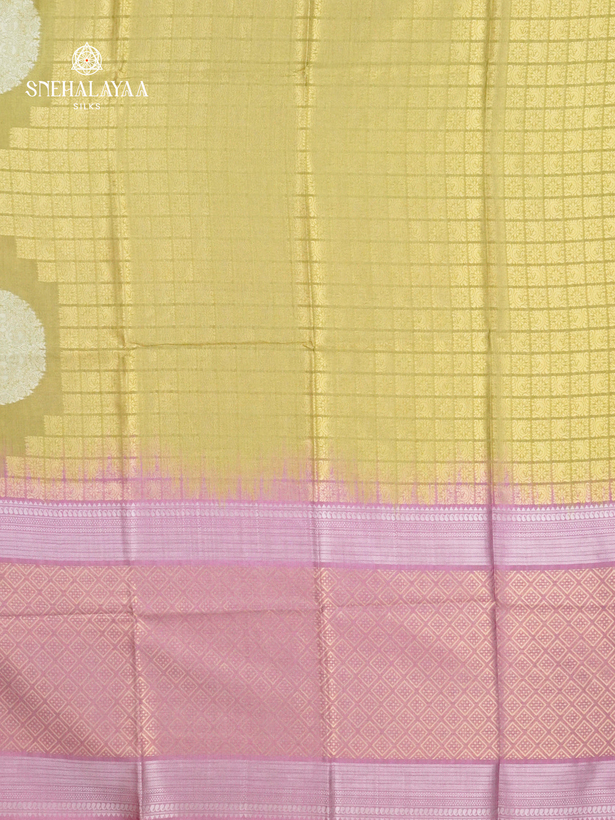 Lime Green Jute Saree