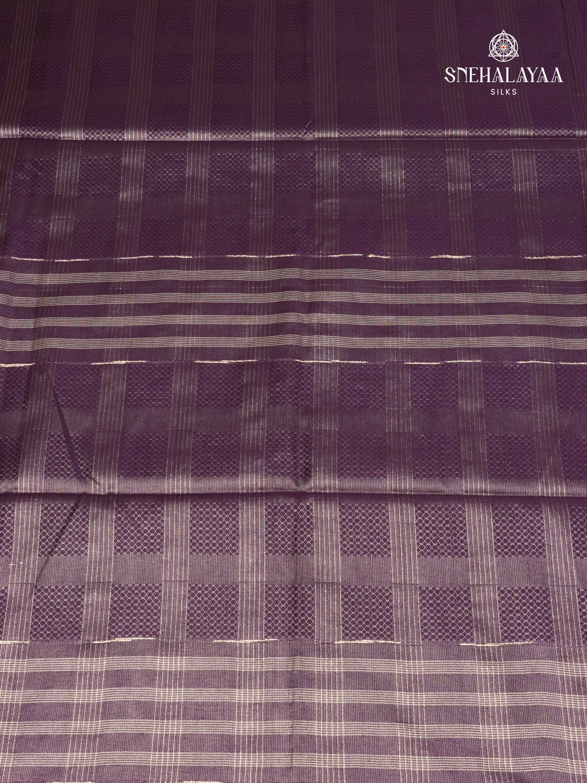 Purple Bamboo Silk Saree