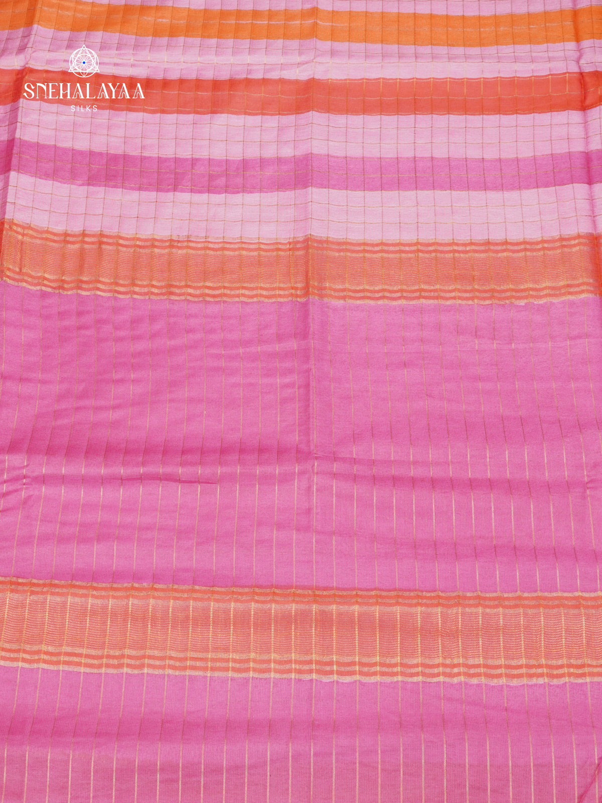 Pink Bamboo Silk Saree