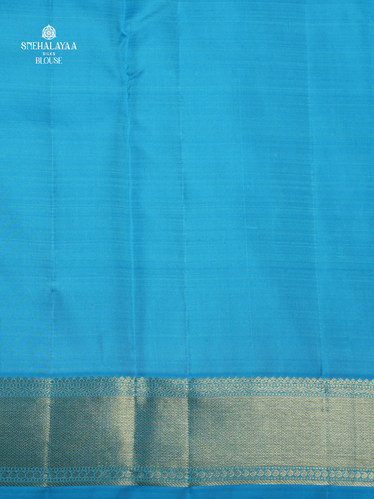 Sky Blue Kanjivaram Silk Saree