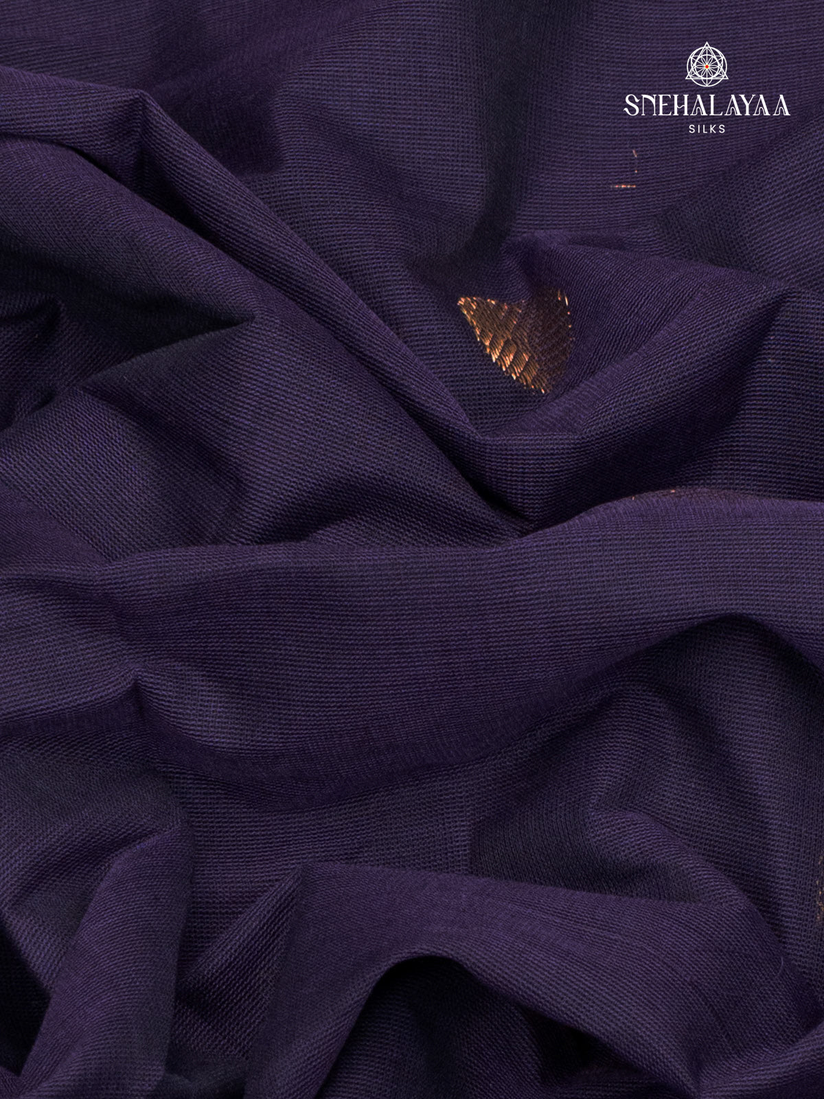 Navy Blue Pure Kanchi Cotton Saree