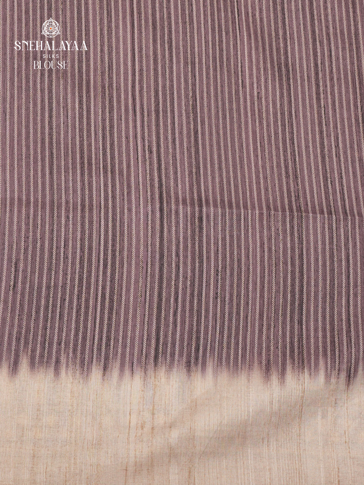 Grey Tussar Embroidery Saree