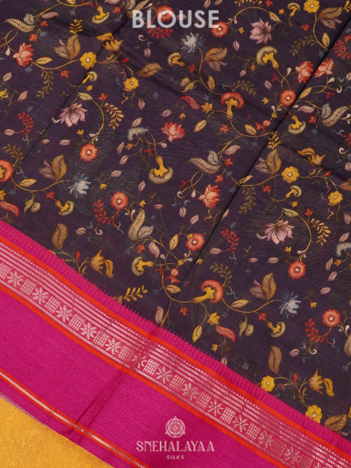 Purple Chanderi Saree