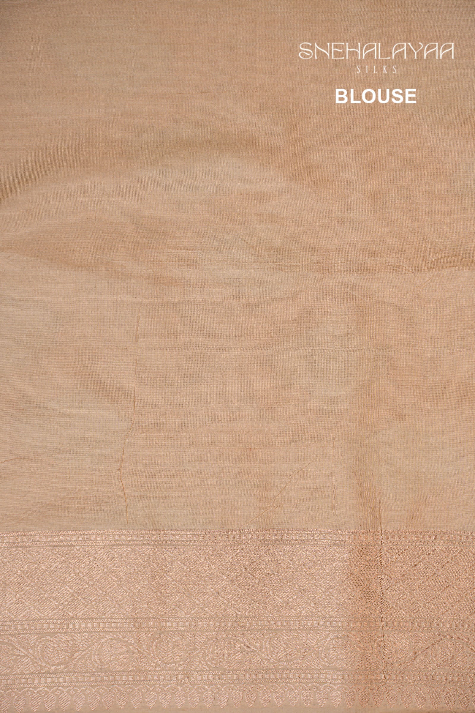 Cantaloupe Orange Banaras Silk Saree