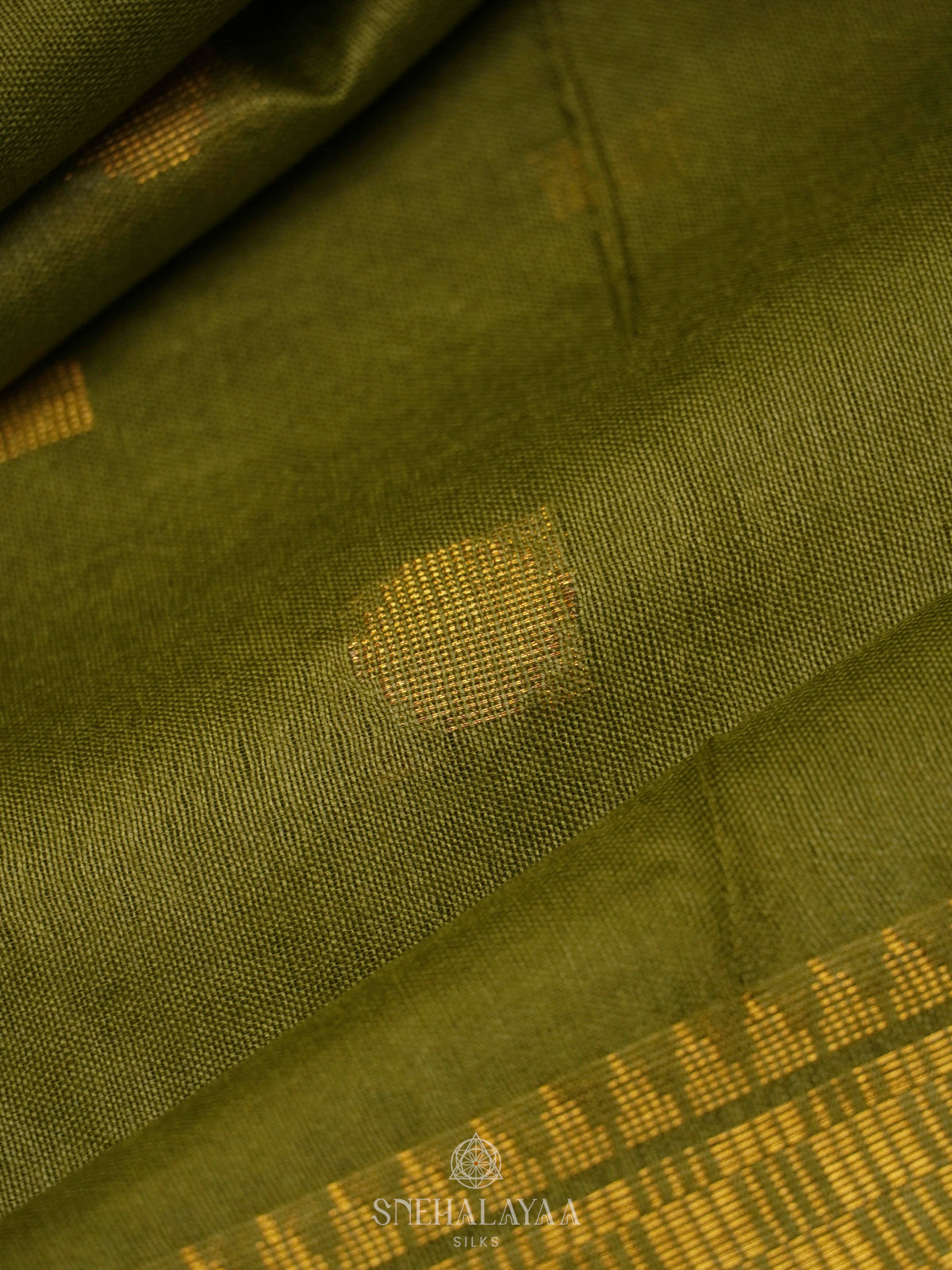 Green Bamboo Silk Saree