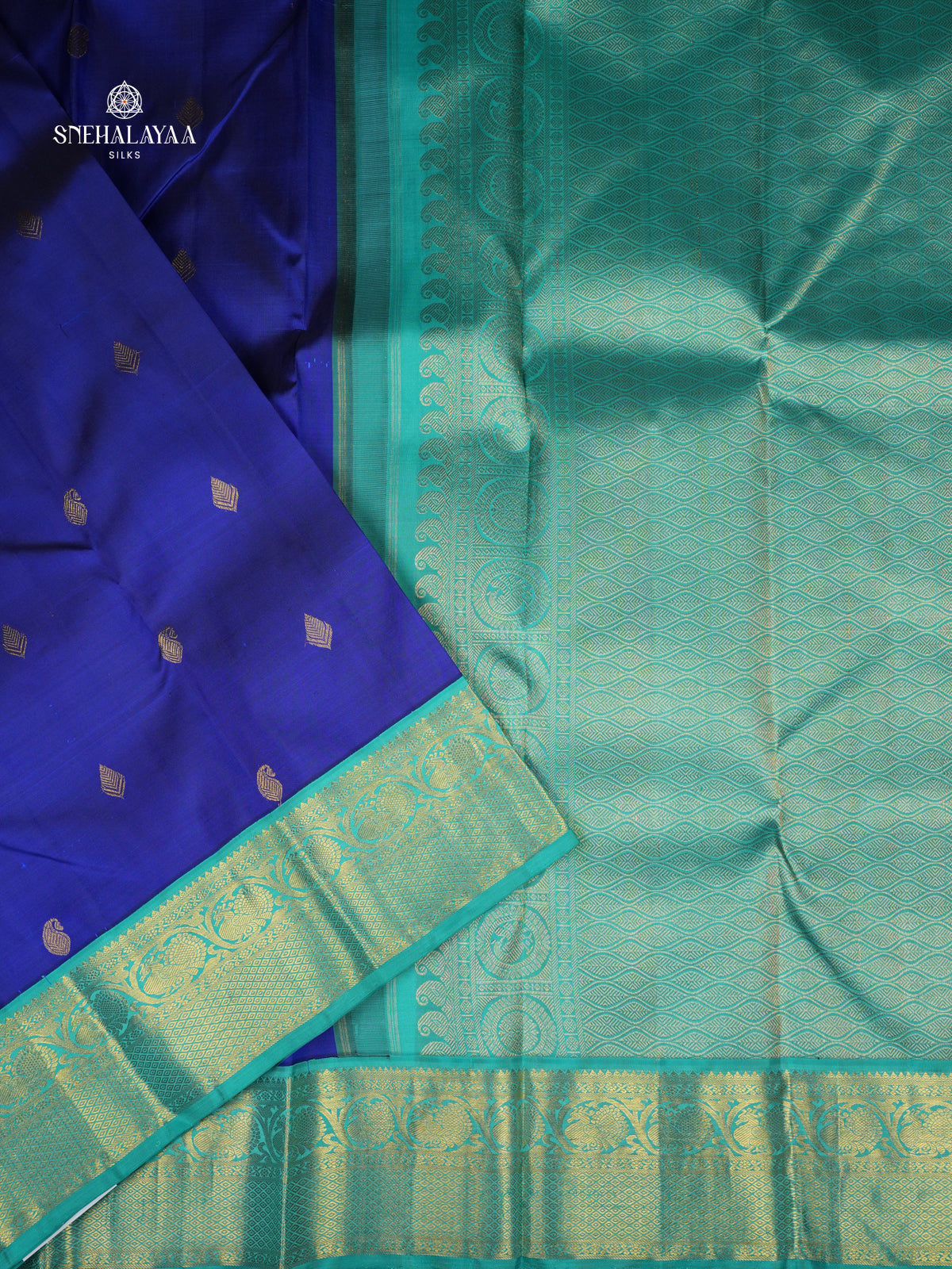 Royal Blue Kanjivaram Silk Saree