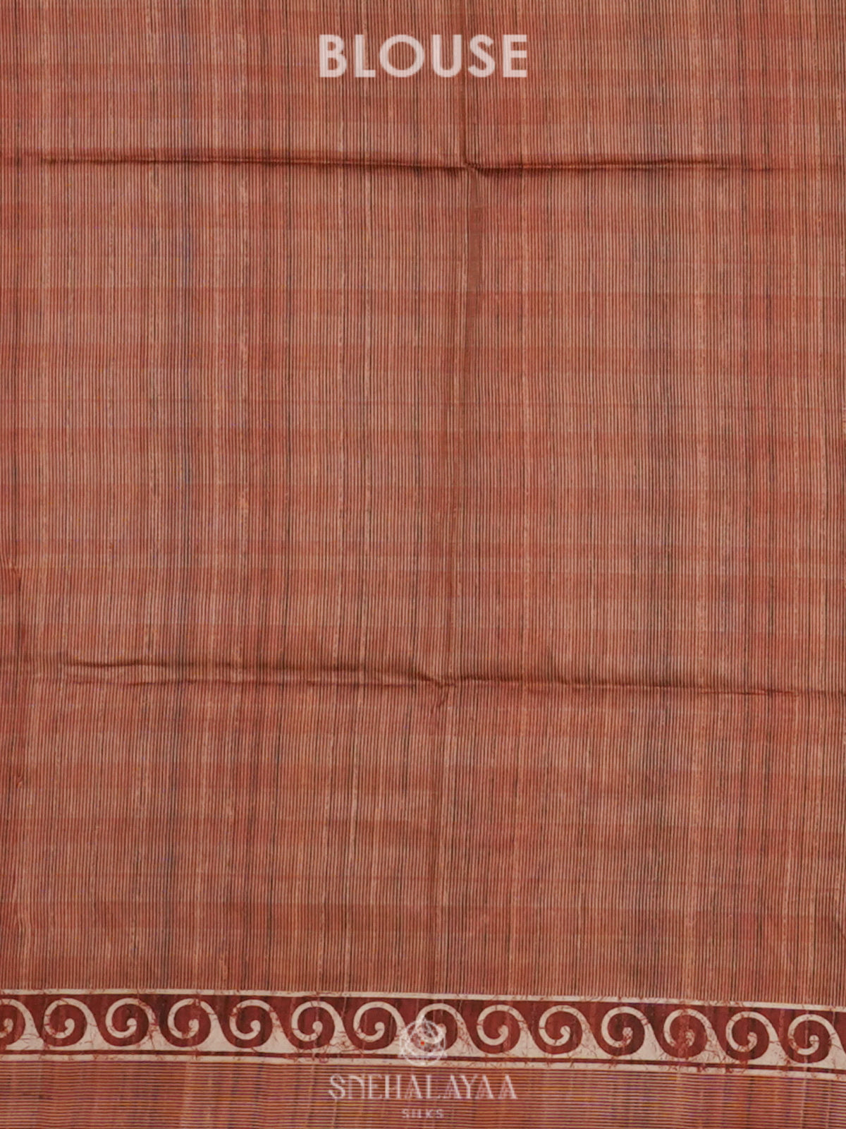 Brown Tussar Saree