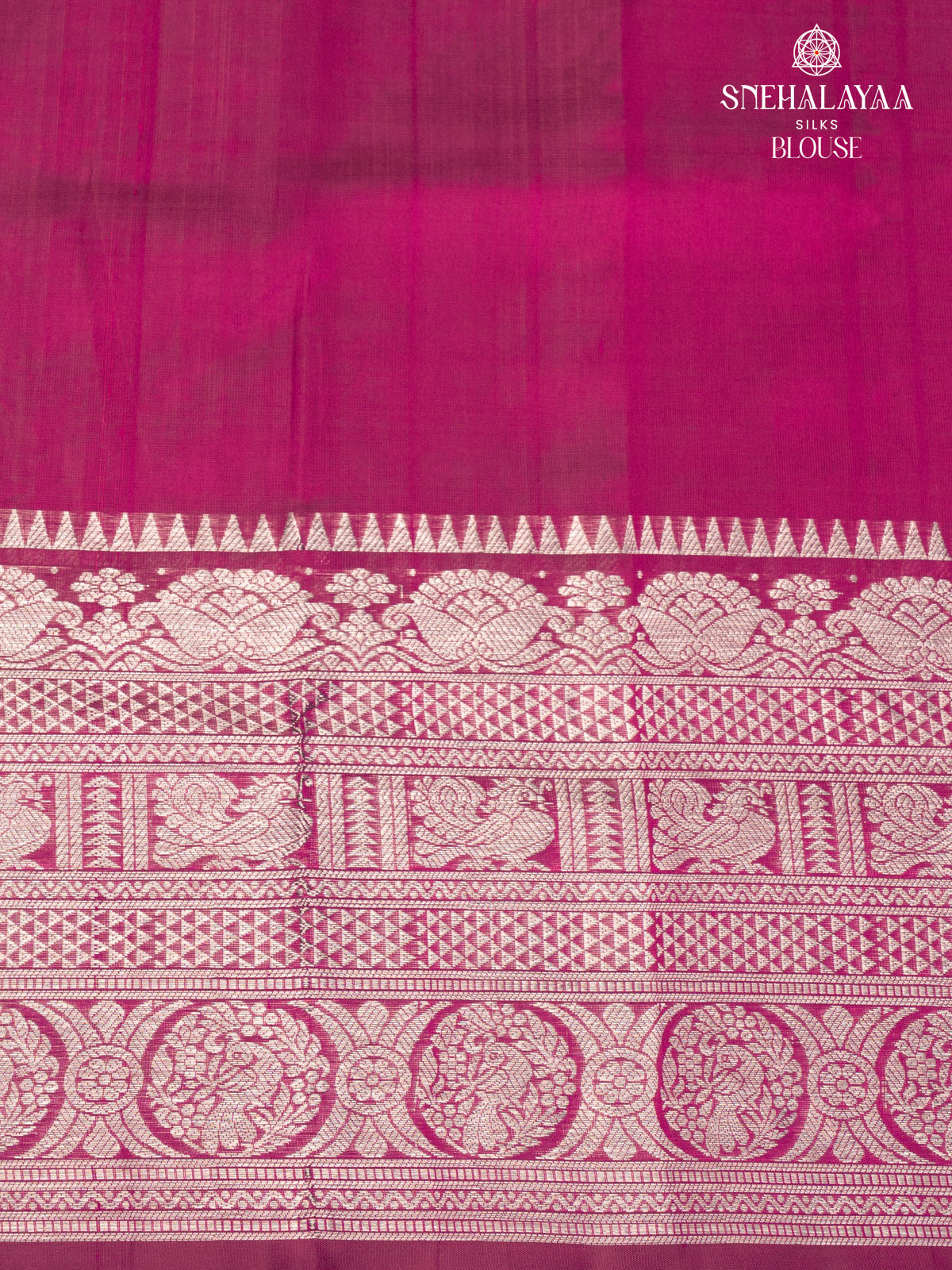 Burgundy Venkatagiri Silk Saree