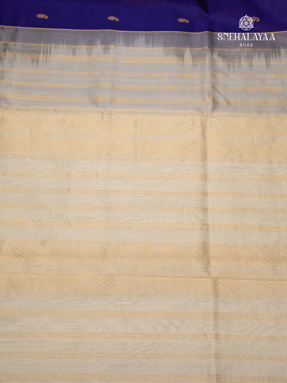 Navy Blue Kanchi Silk Cotton Saree