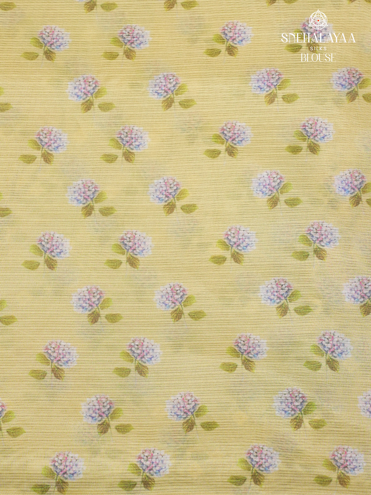 Yelow Kota Embroidery Saree