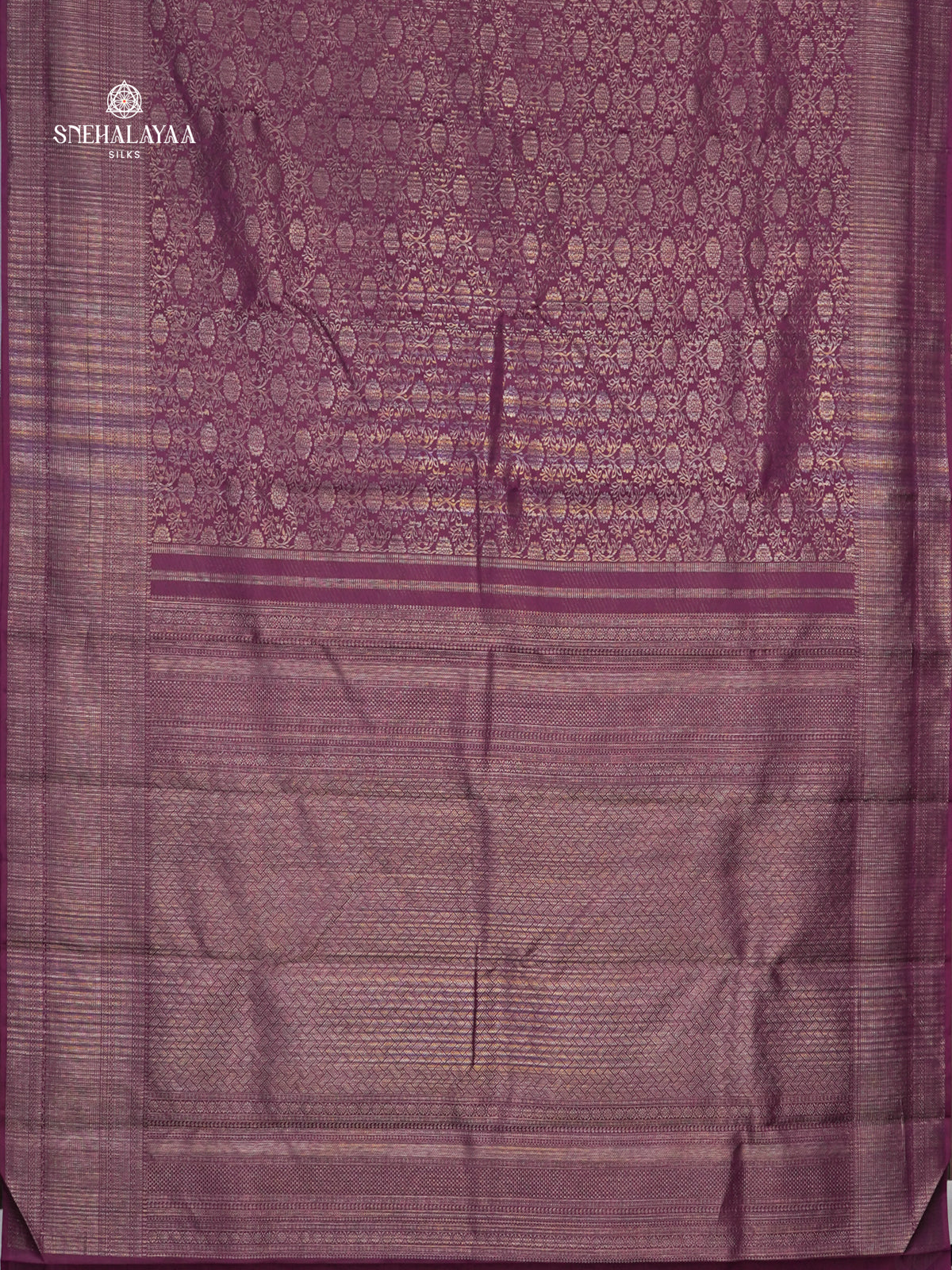 Wine Red Kanjivaram Silk Saree