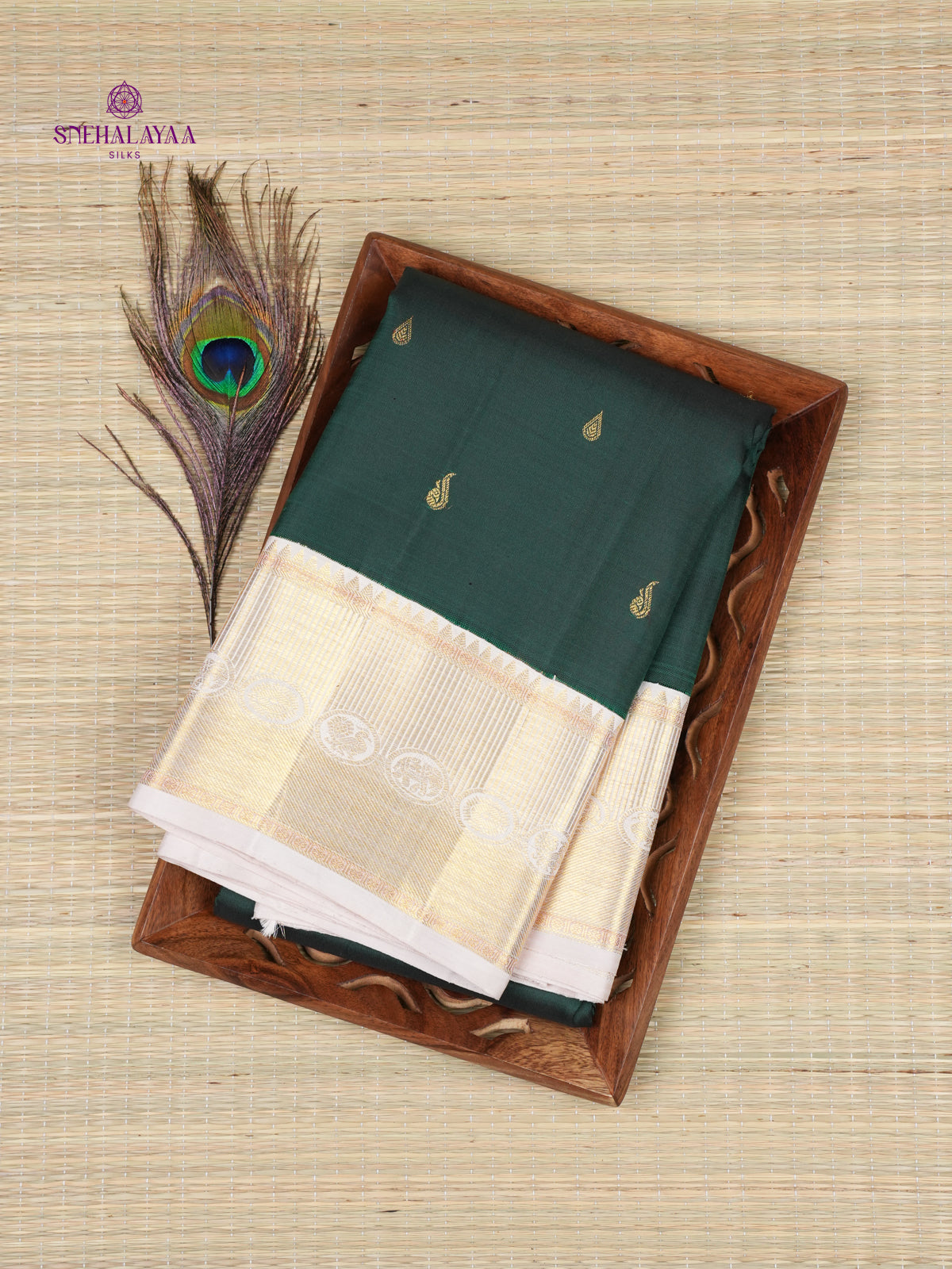 Green Kanjivaram Silk Saree