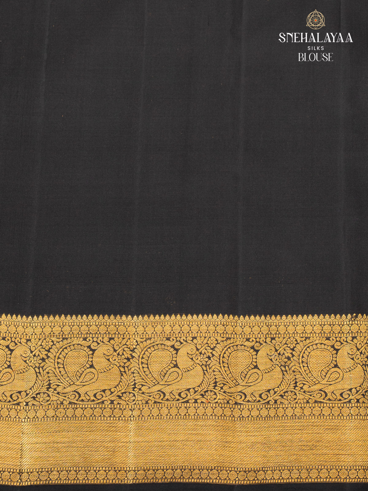 Black Kanjivaram Silk Saree