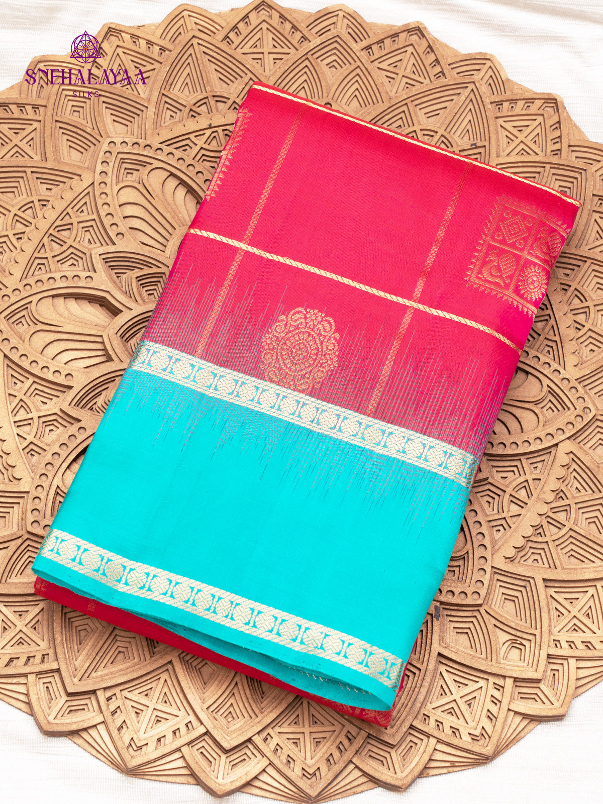 Magenta Pink Kanjivaram Silk Saree