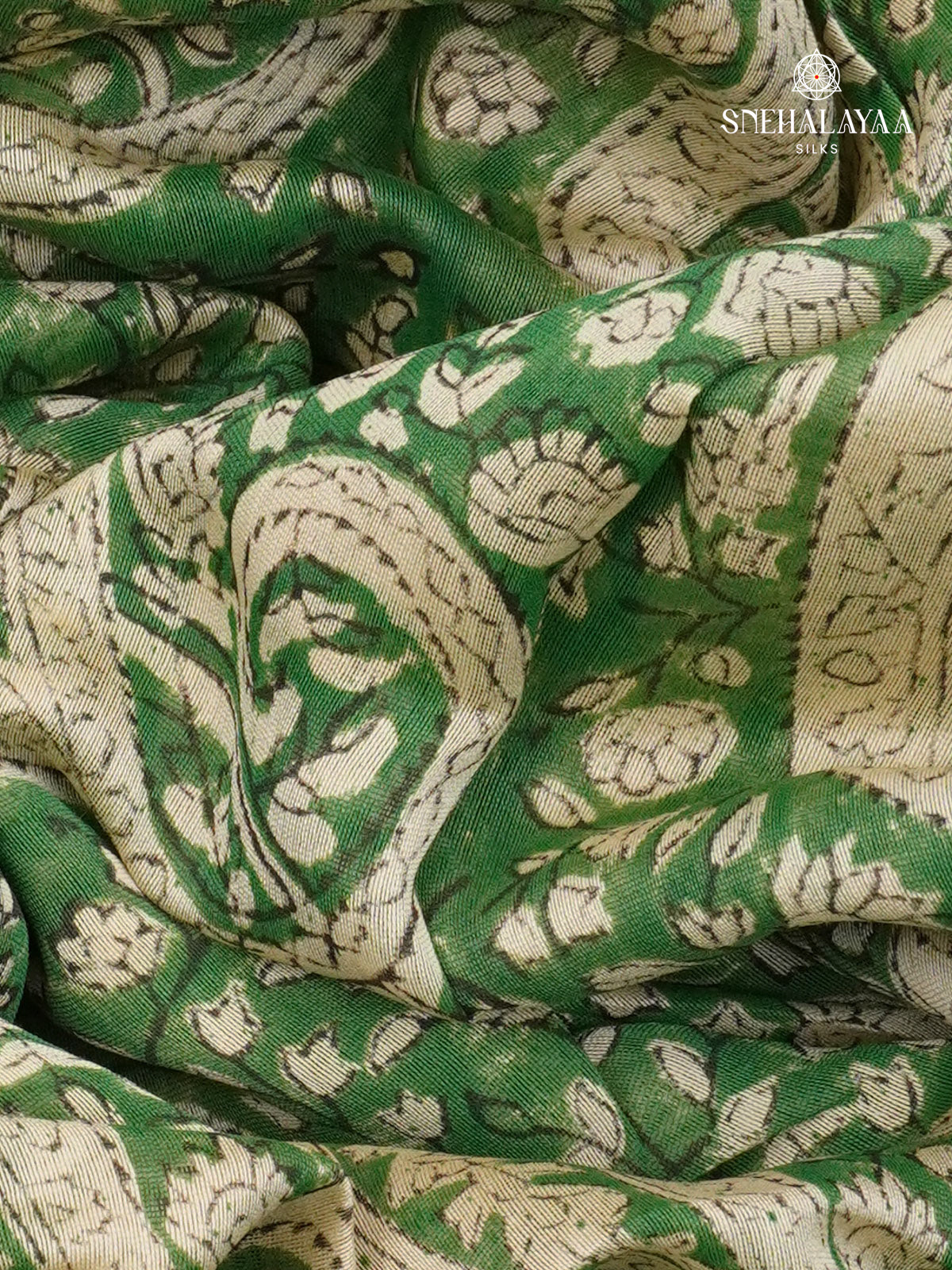 Pastel Green Chanderi Saree