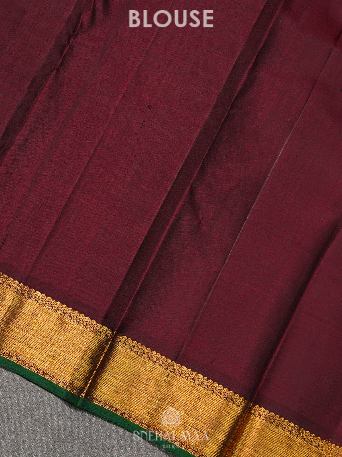 Brown Kanjivaram Silk Saree