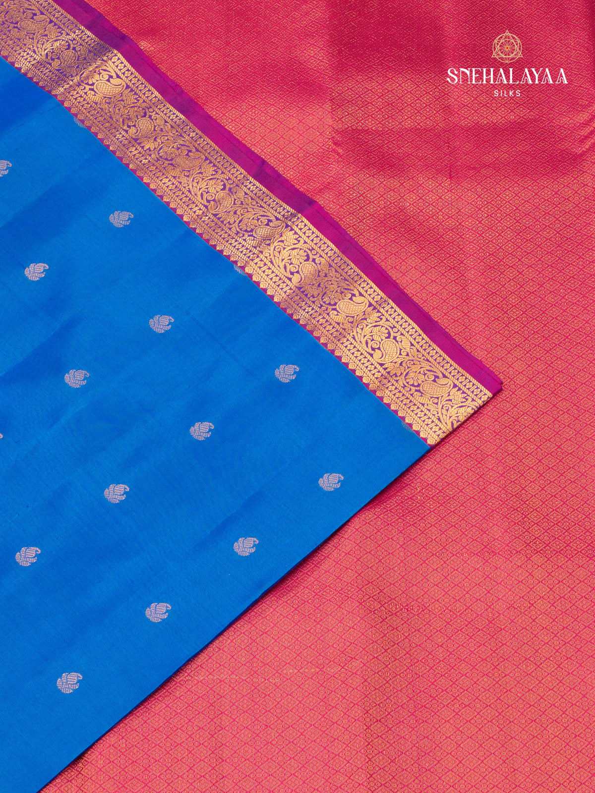 Blue Kanjivaram Silk Saree
