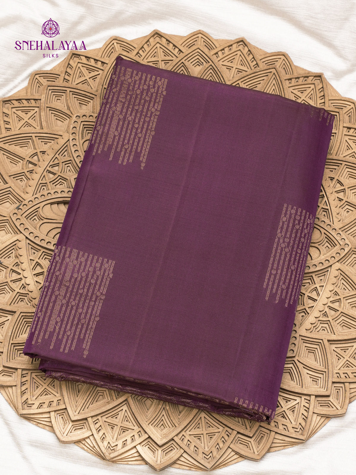 Purple Kanjivaram Silk Saree