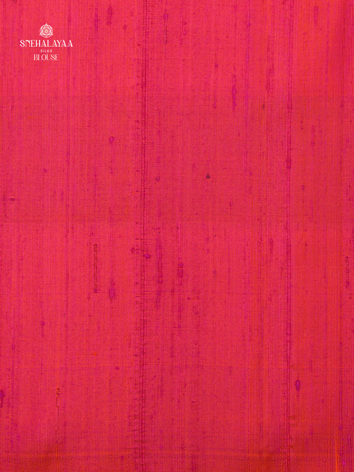 Orange Borderless Kanjivaram Soft Silk Saree