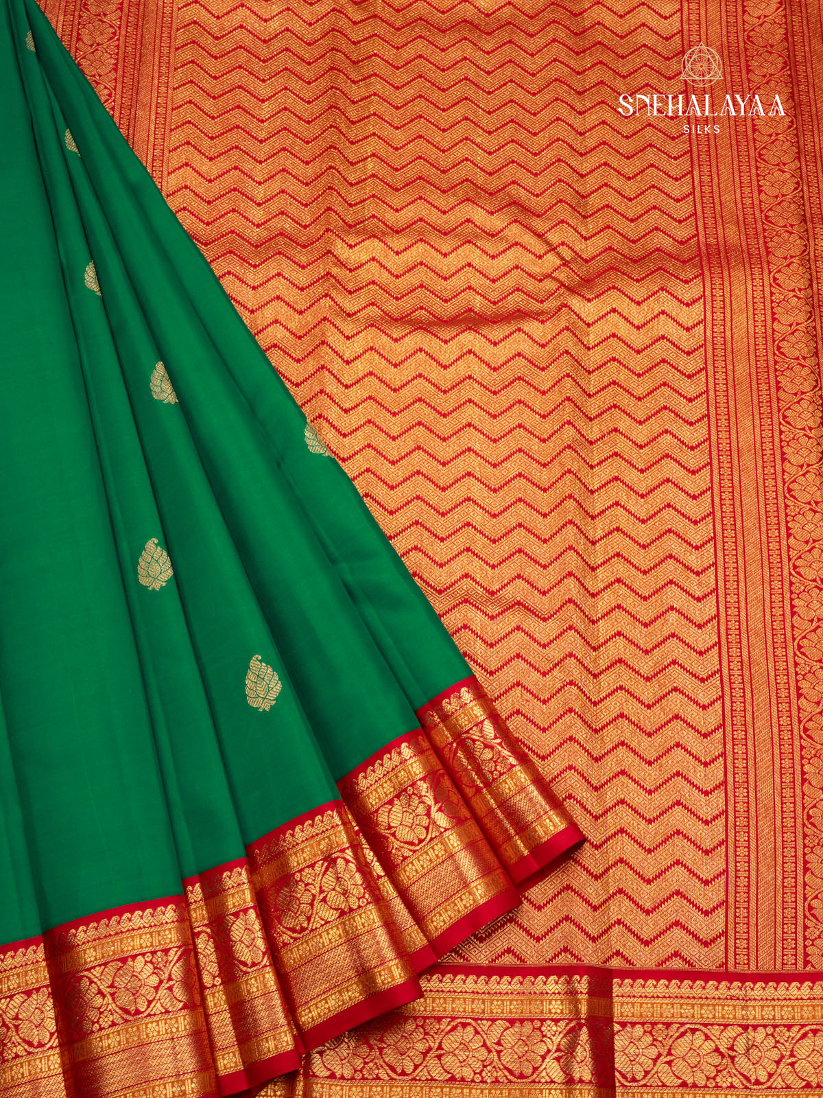 Green Kanjivaram Silk Saree
