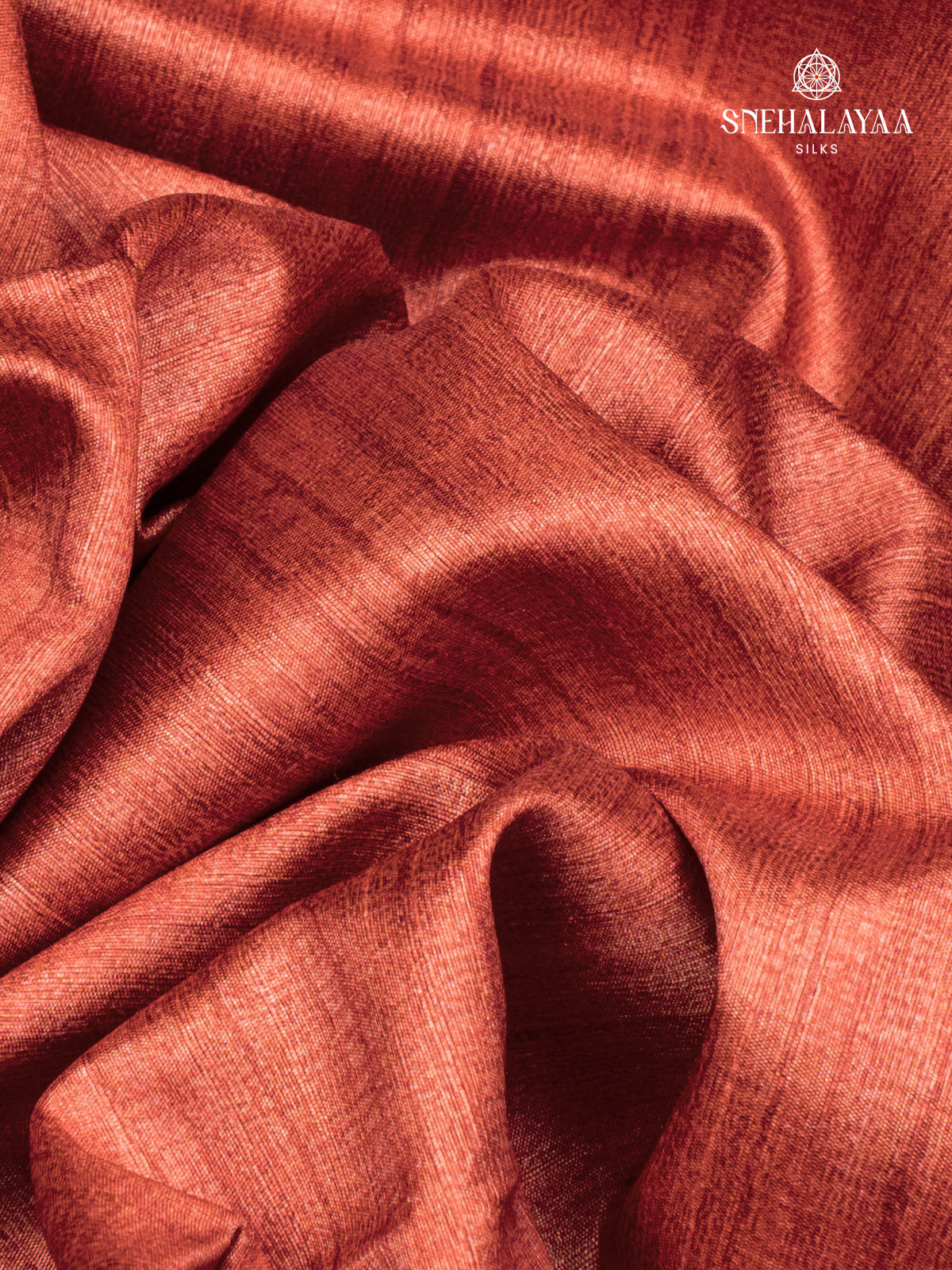 Red Tussar Saree
