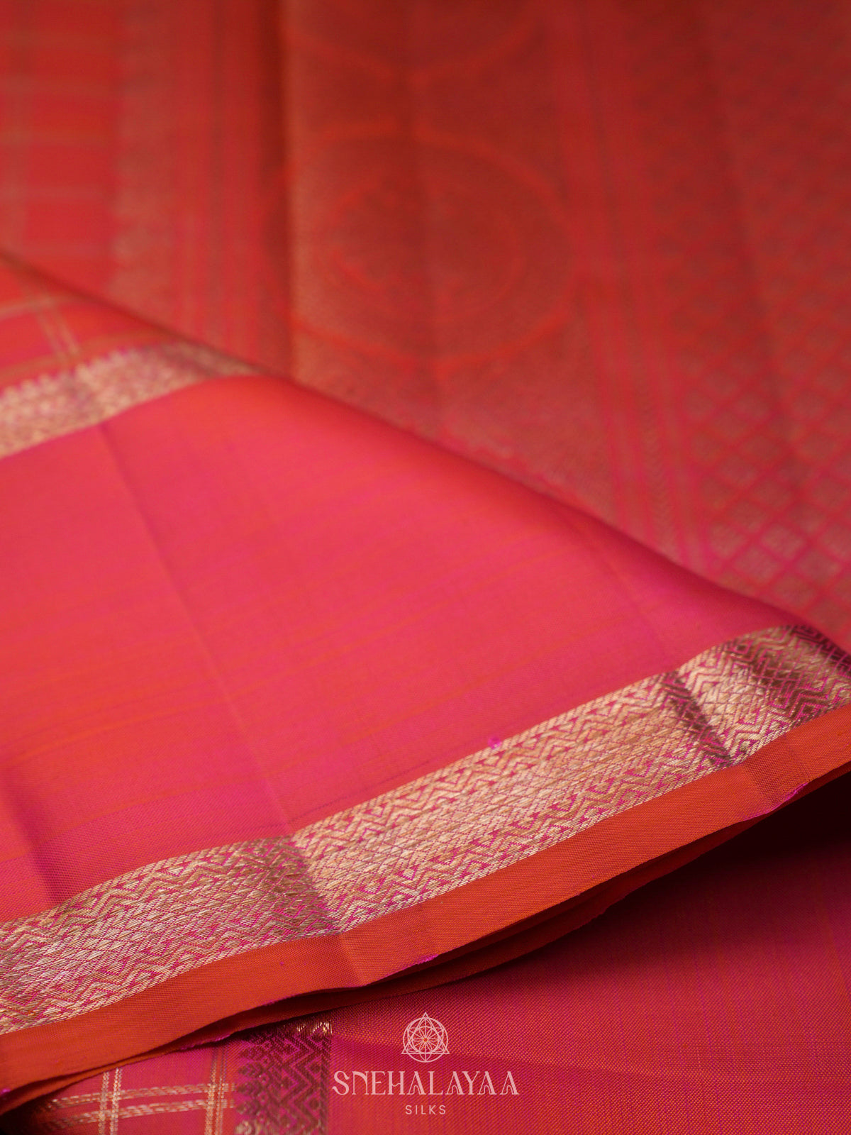 Pink Kanjivaram Silk Saree
