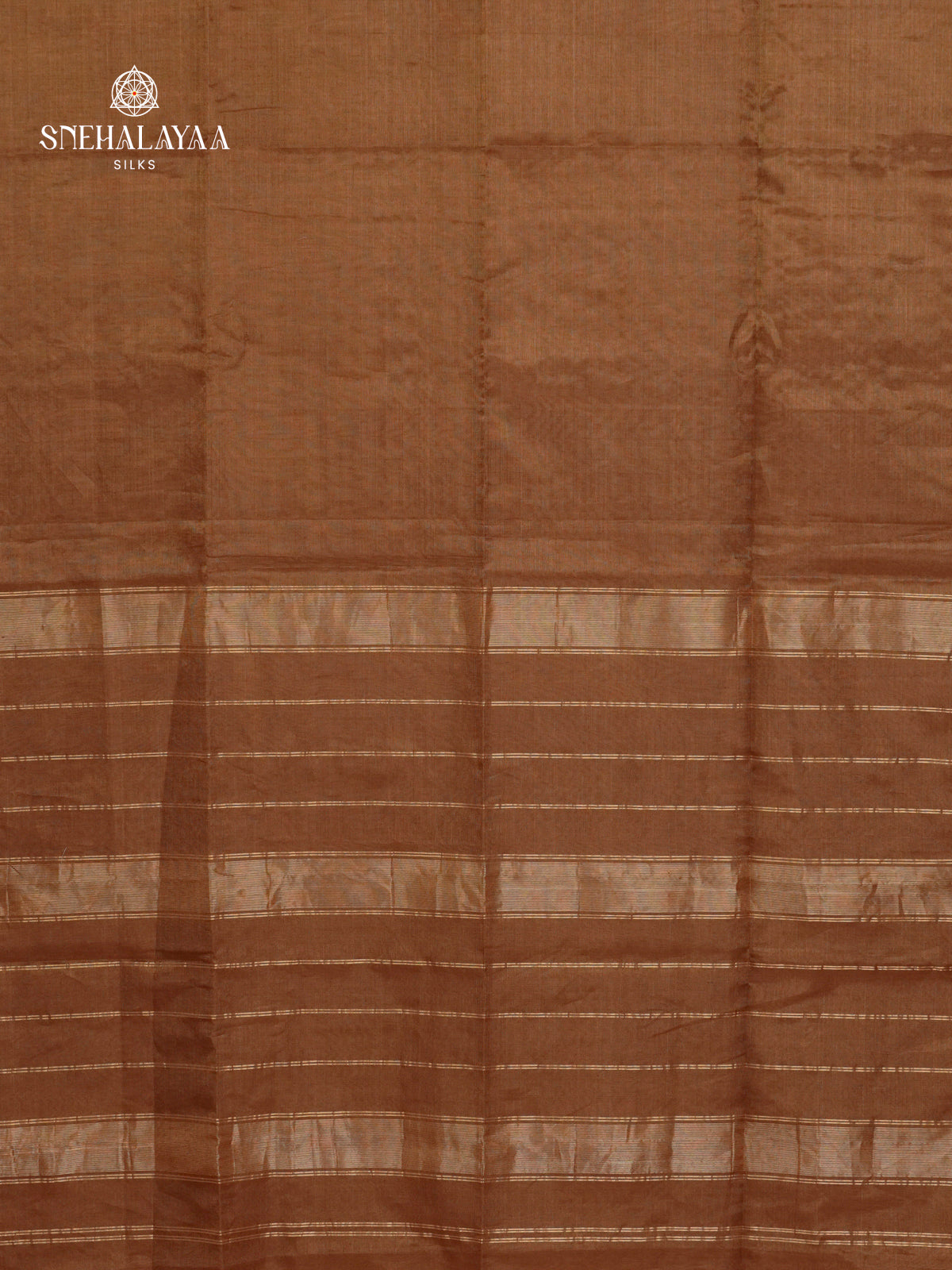 Brown Maheshwari Silk Cotton Saree