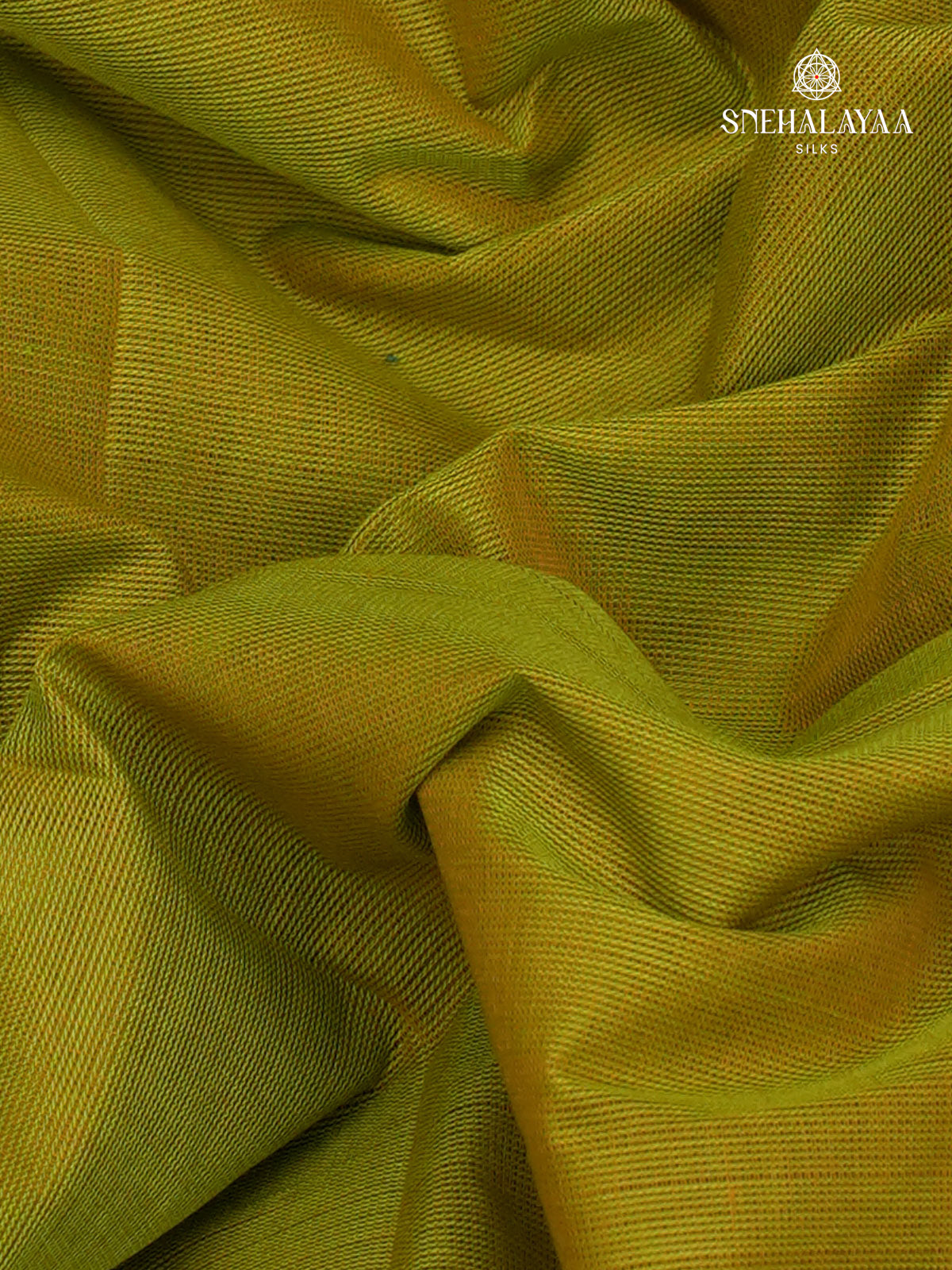 Mustard Green Chettinad Cotton Saree