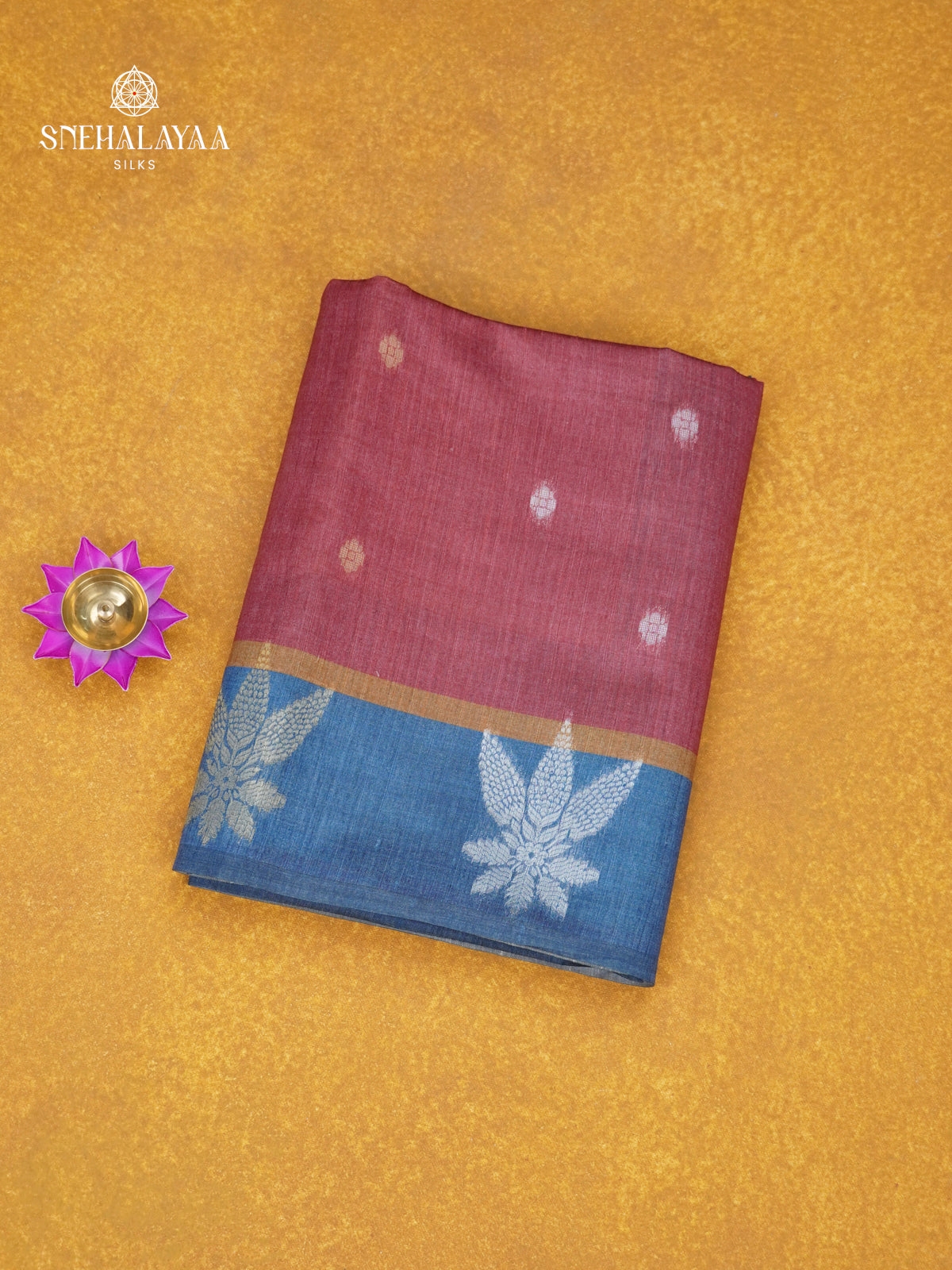Pale Pink Jute Saree