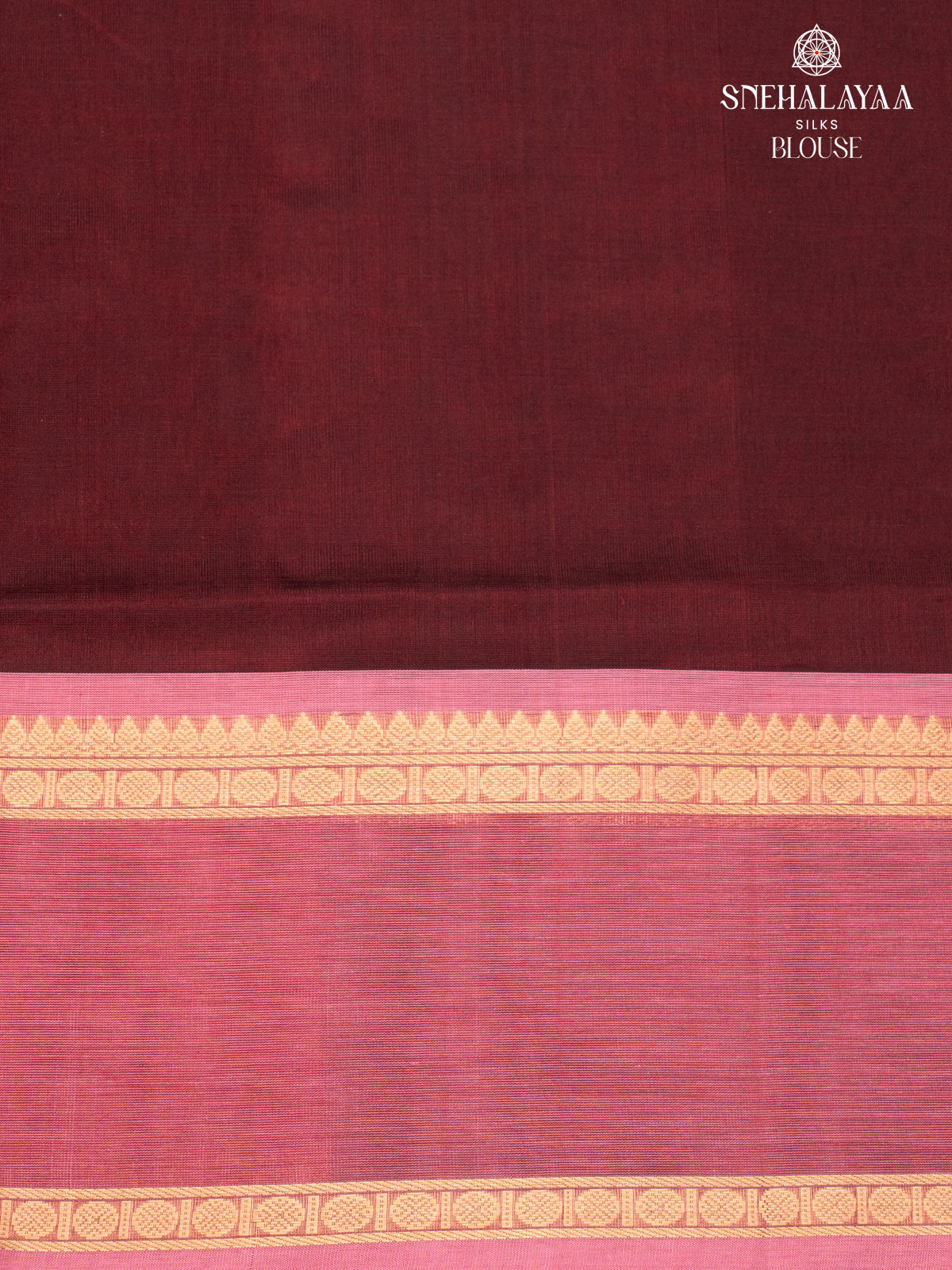Maroon Kanchi Silk Cotton Saree