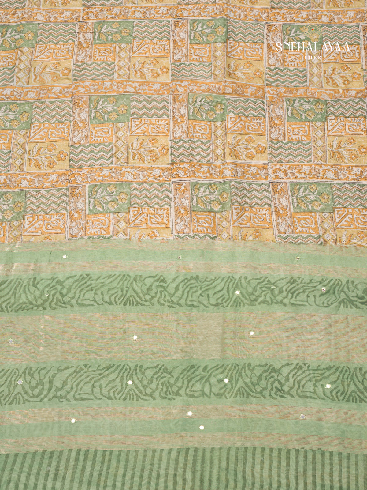 Light Green Chanderi Saree