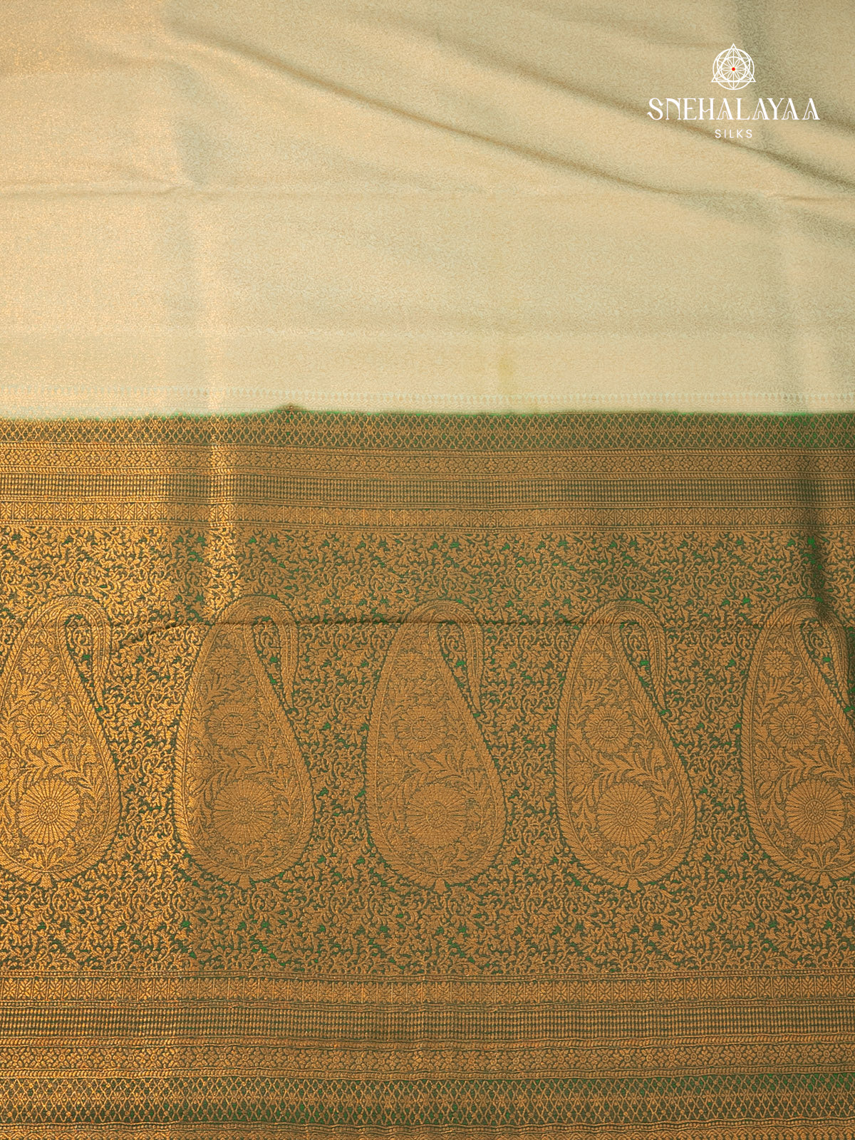 Pale Olive Soft Silk Saree