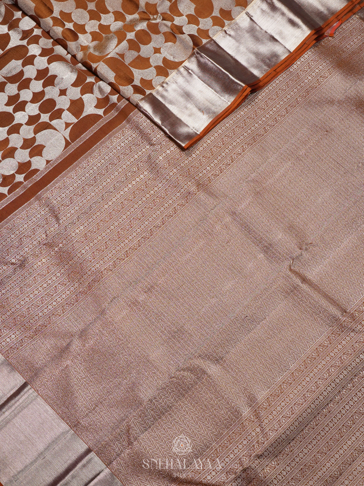 Mustard Kanjivaram Silk Saree