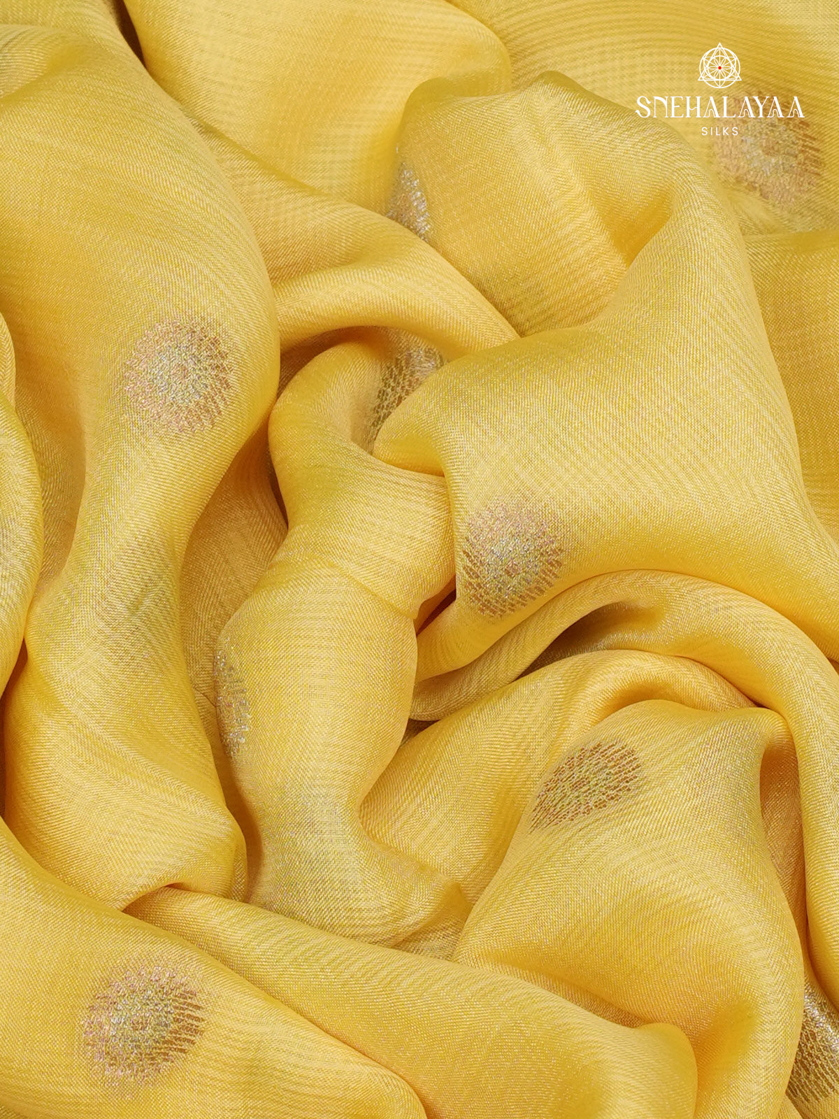 Yellow Banaras Silk Saree
