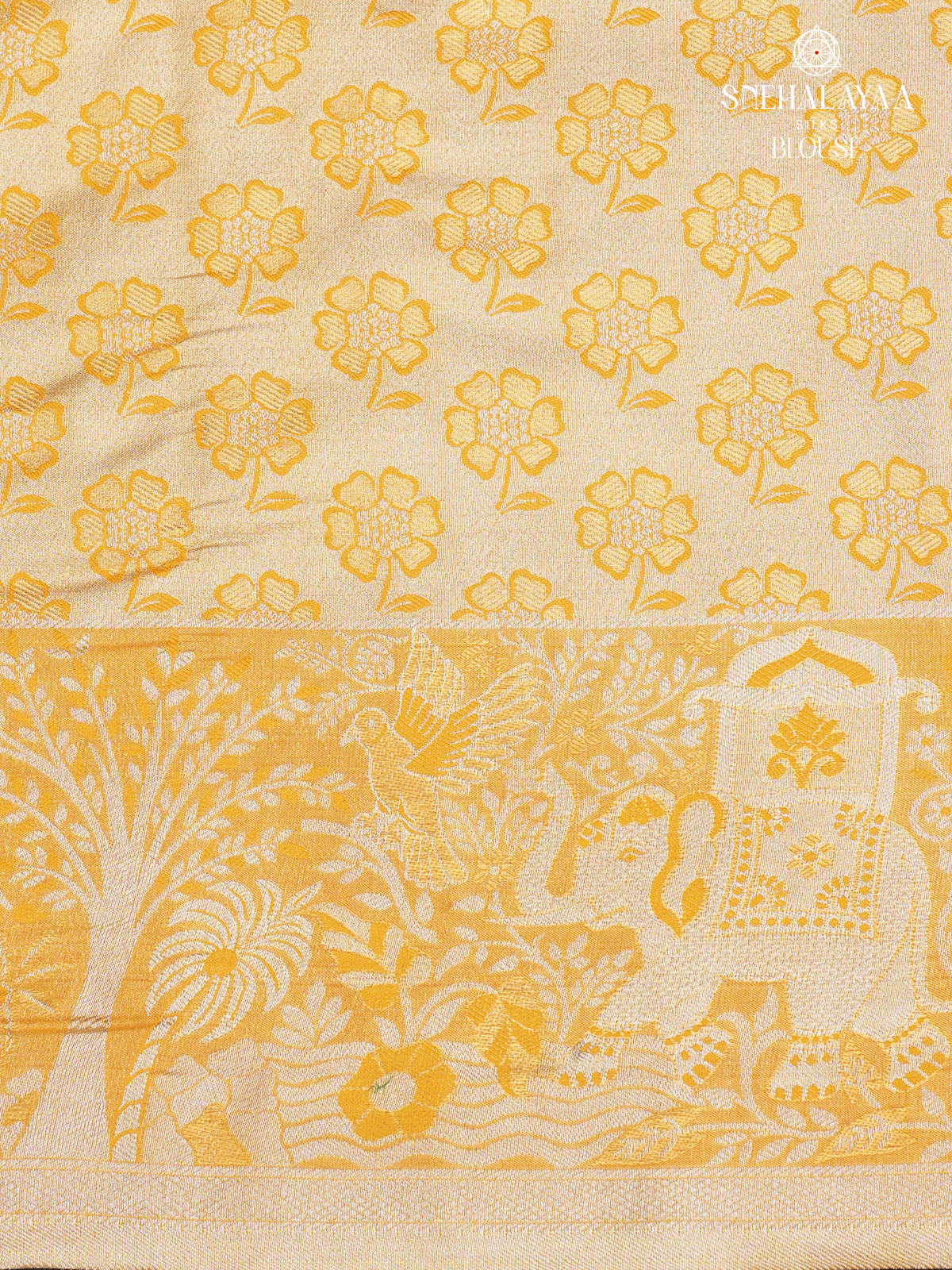 Pastel Green Art Silk Saree