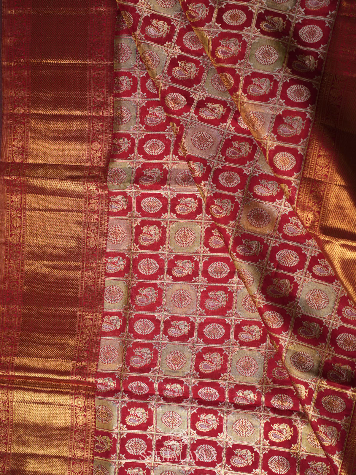 Red Kanjivaram Silk Saree