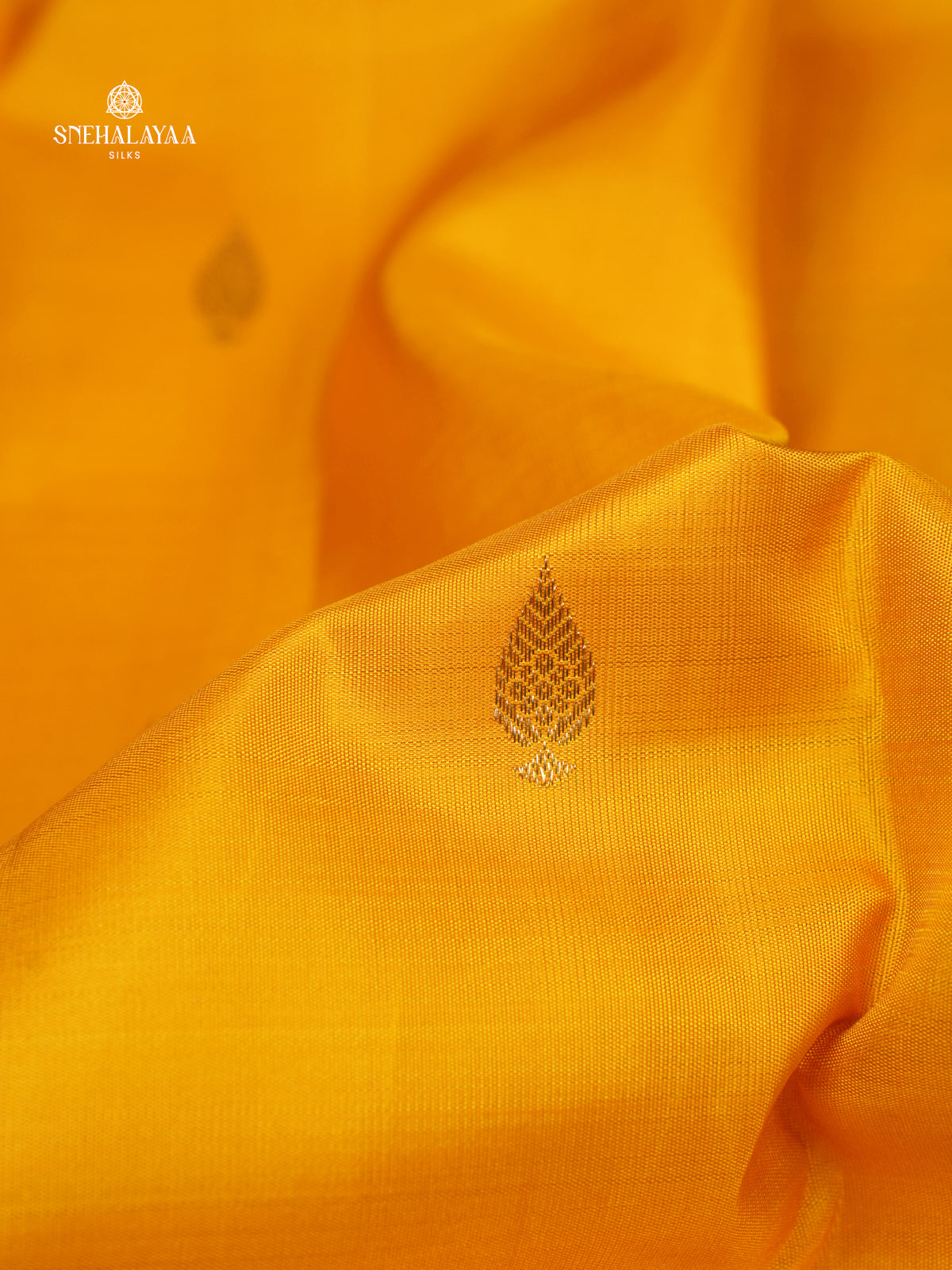 Yellow Kanjivaram Silk Saree