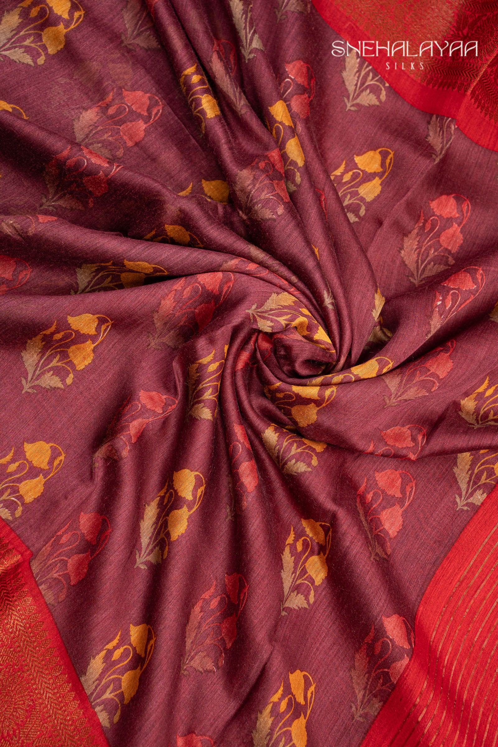 Magenta Purple Chanderi Saree