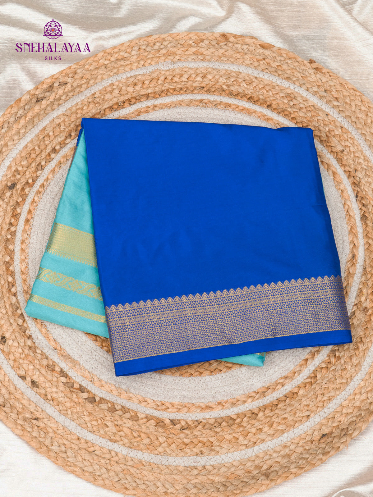 Royal Blue Mysore Silk Saree