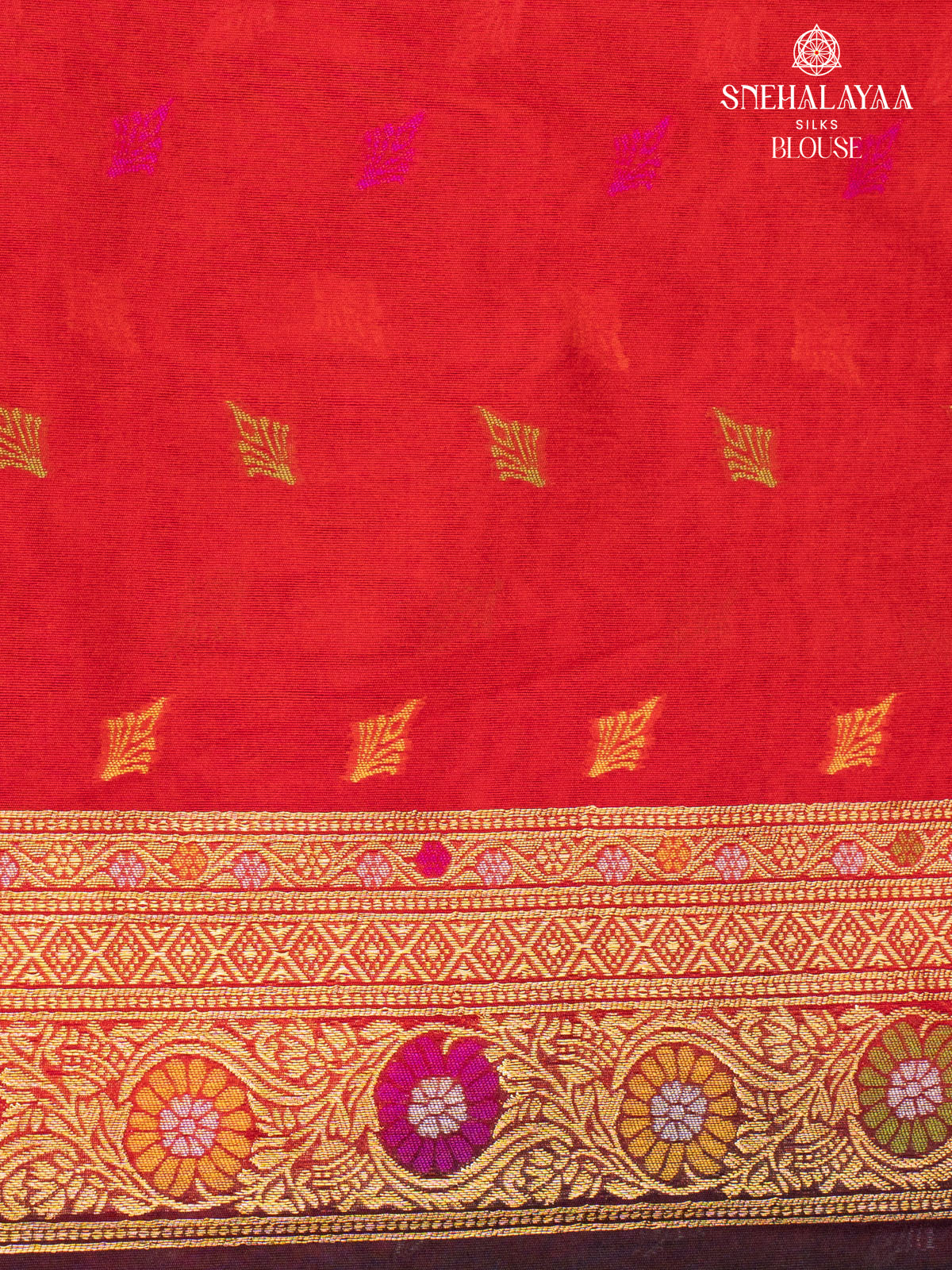 Forest Green Ikat Silk Saree