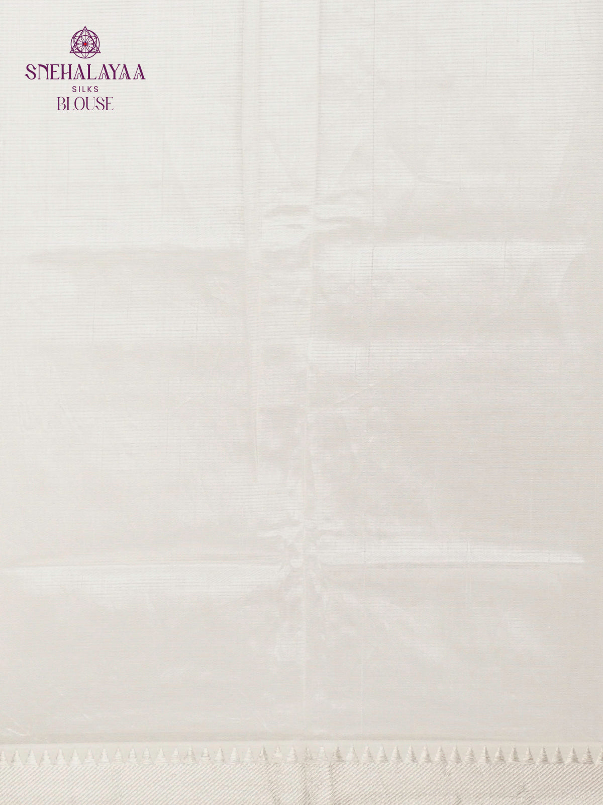 Off White Mangalagiri Silk Cotton Saree with Hand Painted Red Leaf Motifs