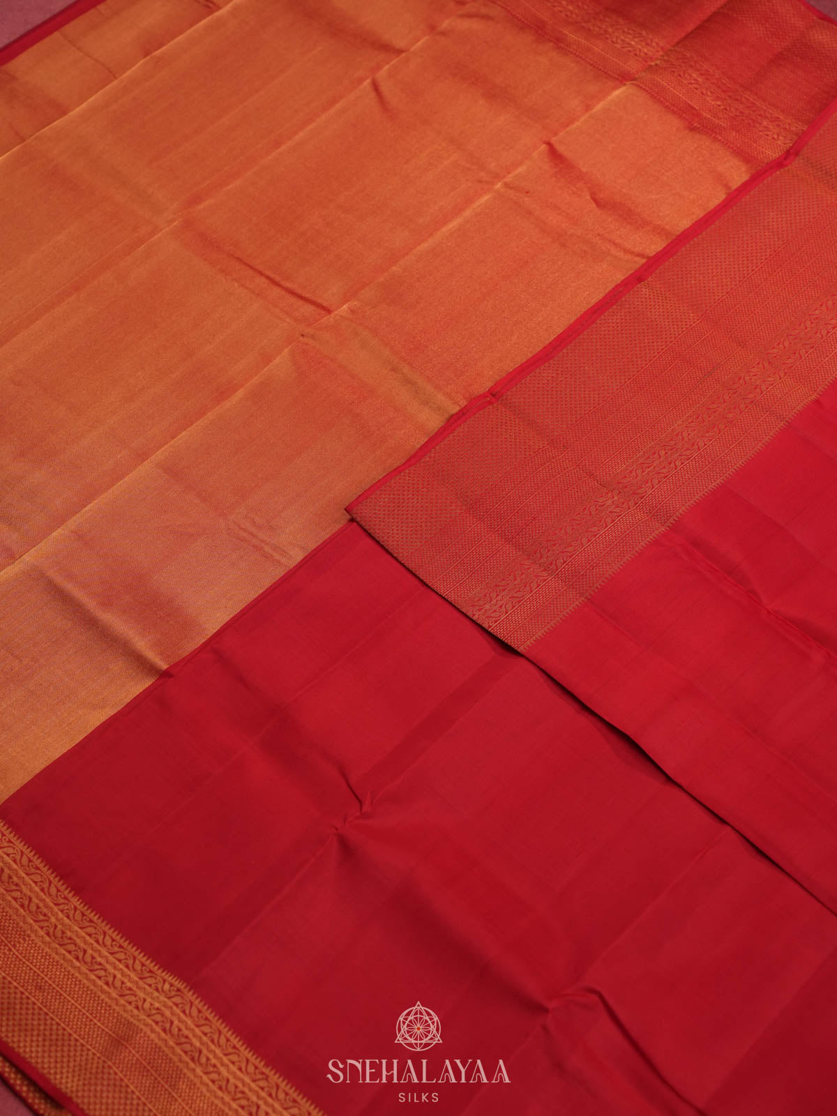 Red Kanjivaram Silk Saree