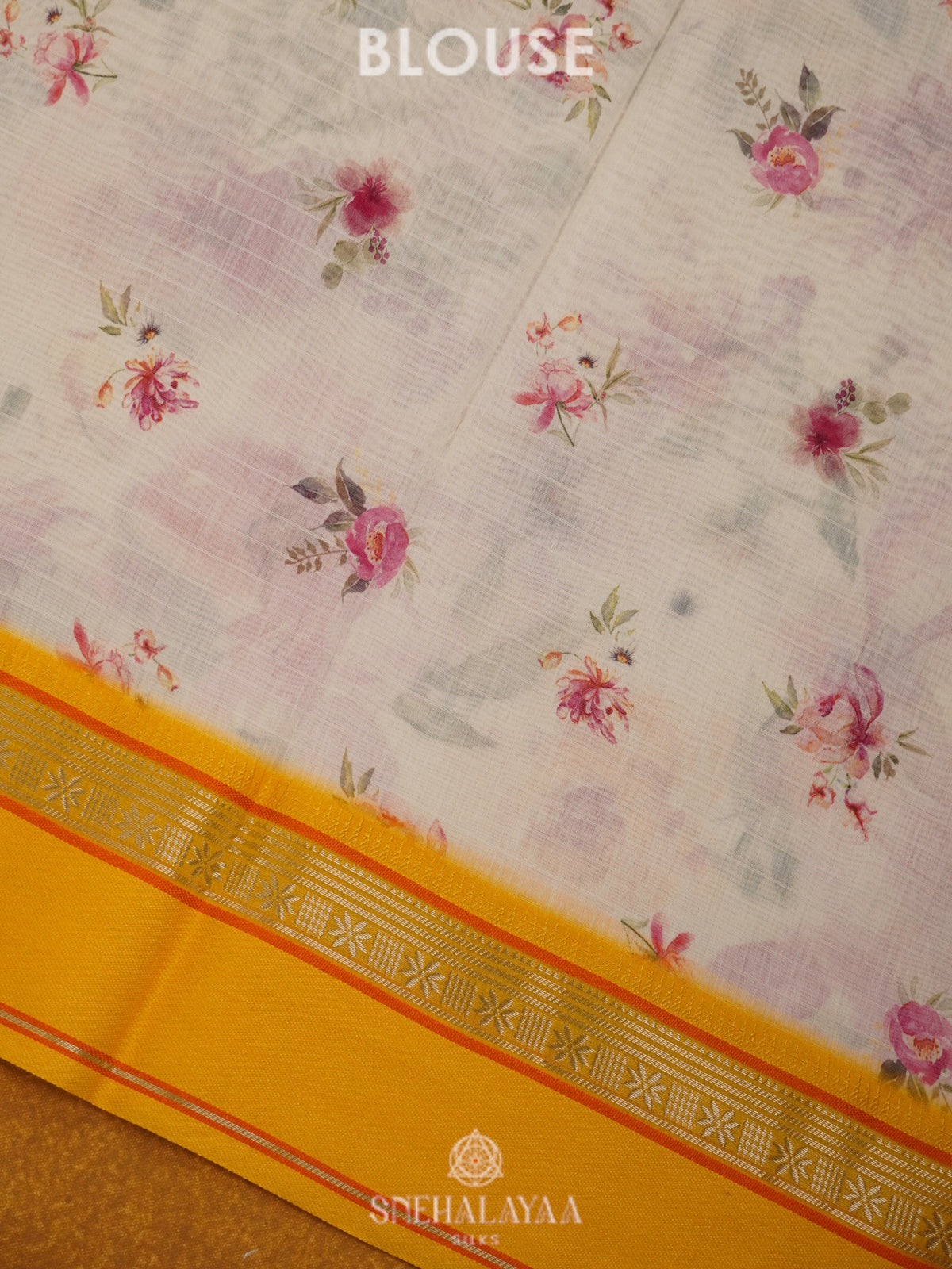 Off White Chanderi Saree