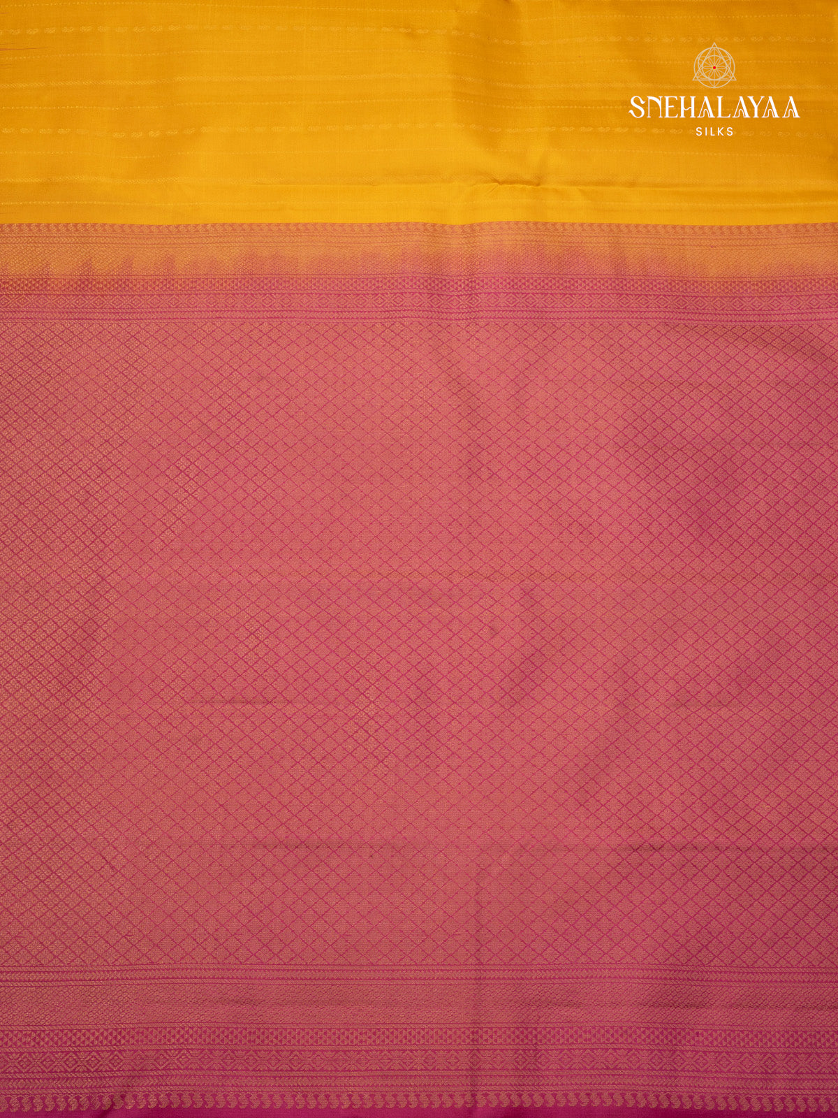 Yellow Kanjivaram Silk Saree