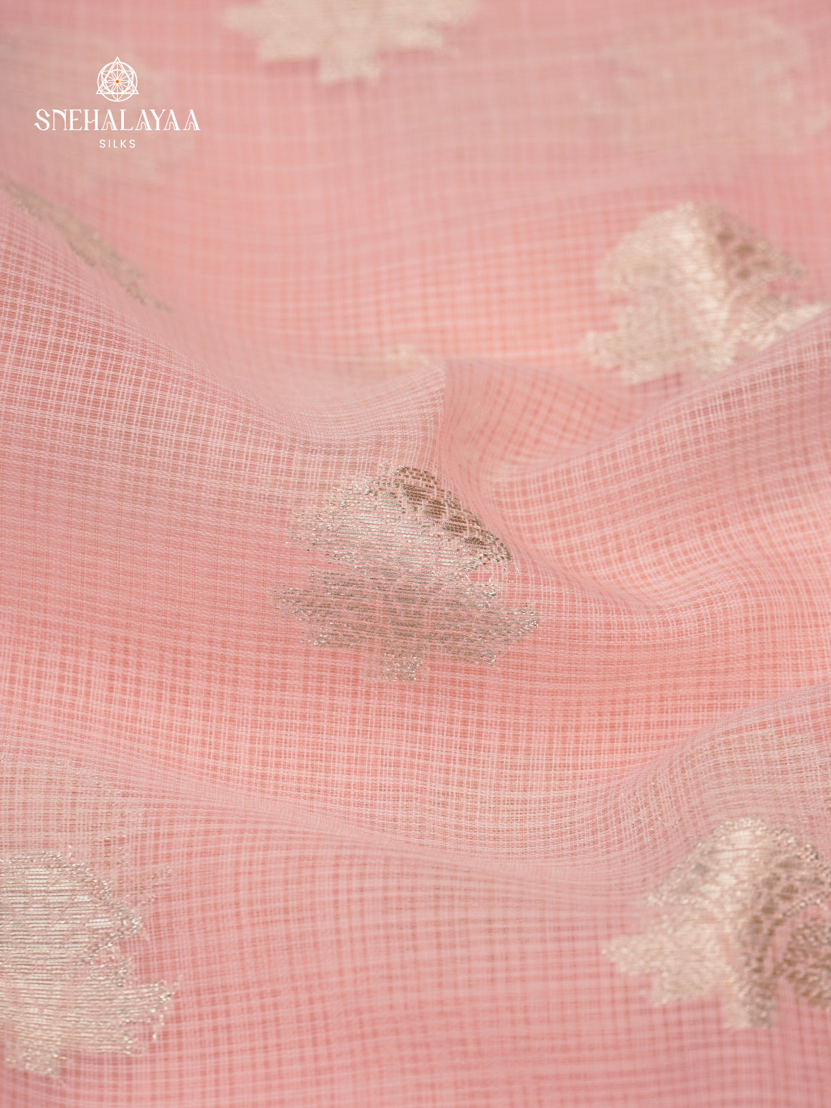 Pastel Pink Kota Saree