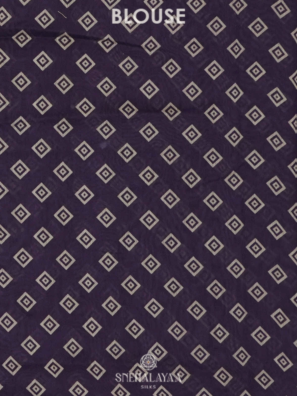 Purple Linen Embroidery Saree