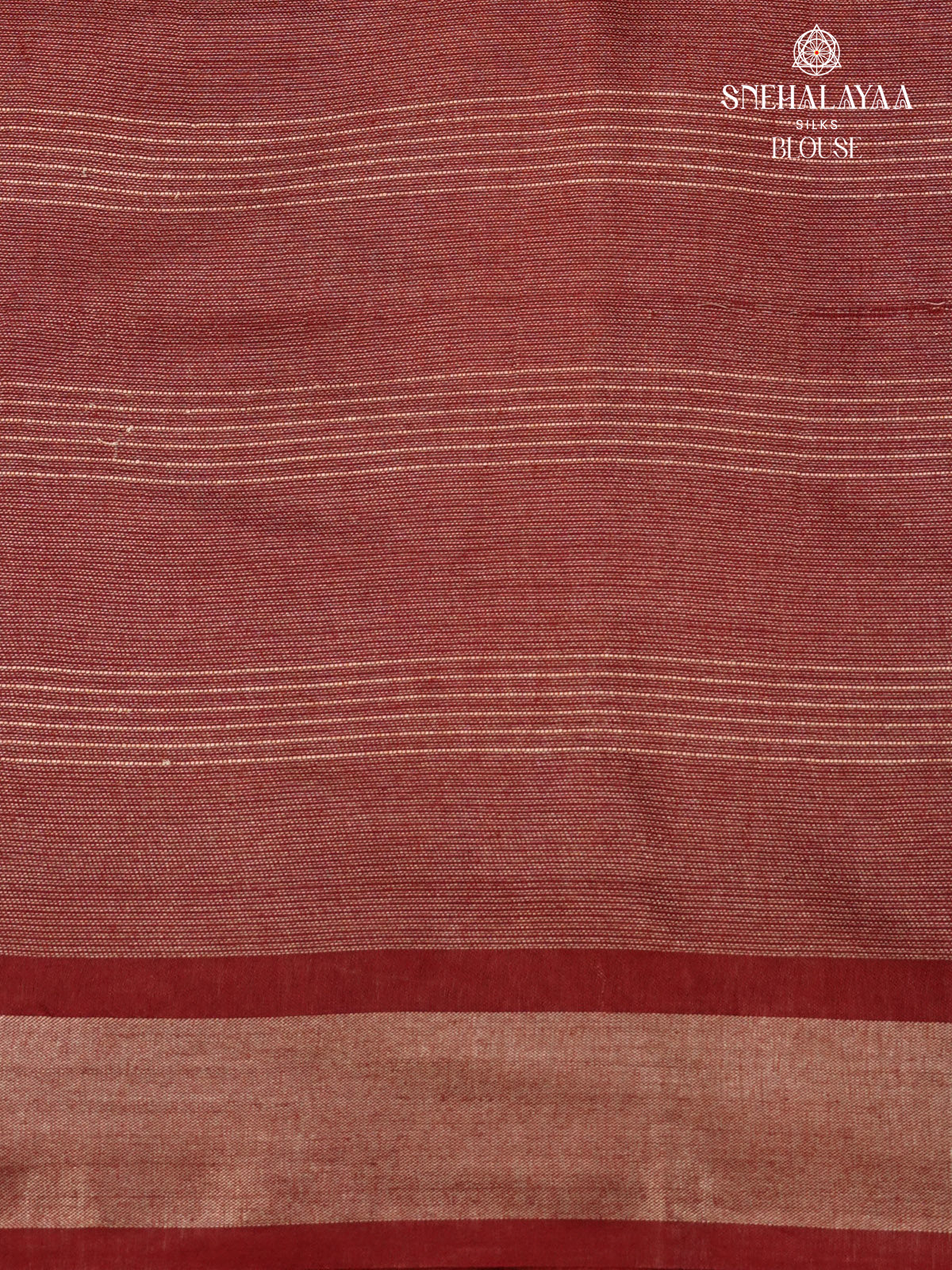 Maroon Bamboo Silk Saree