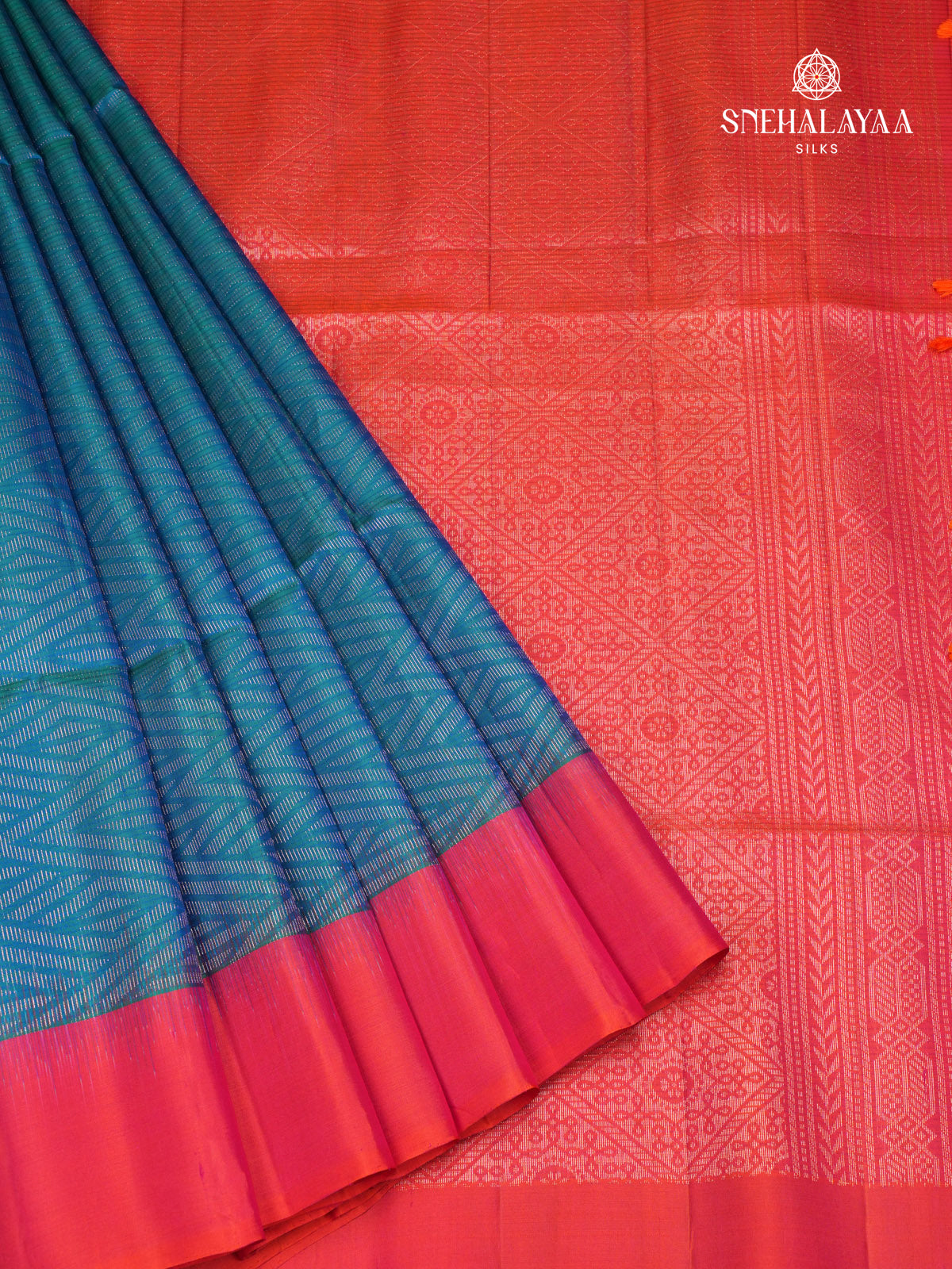 Blue Kanjivaram Silk Saree