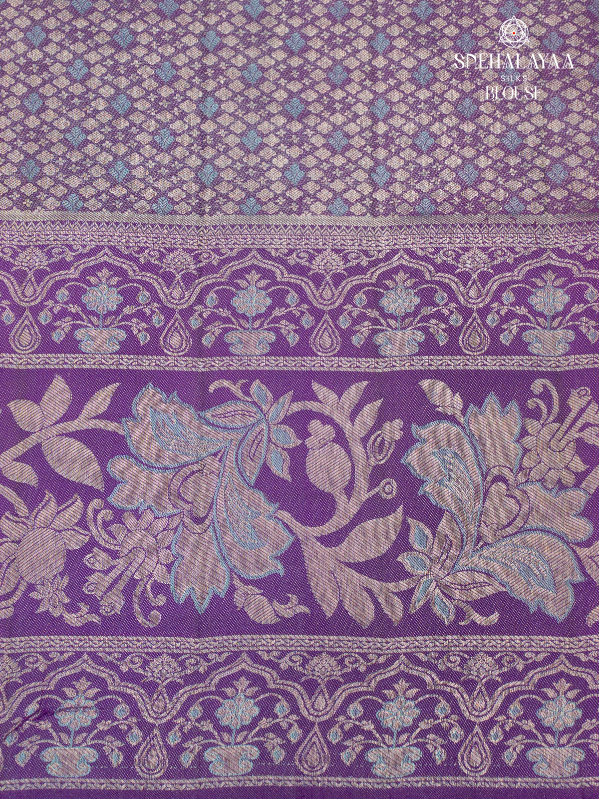 Blue Kanjivaram Silk Saree