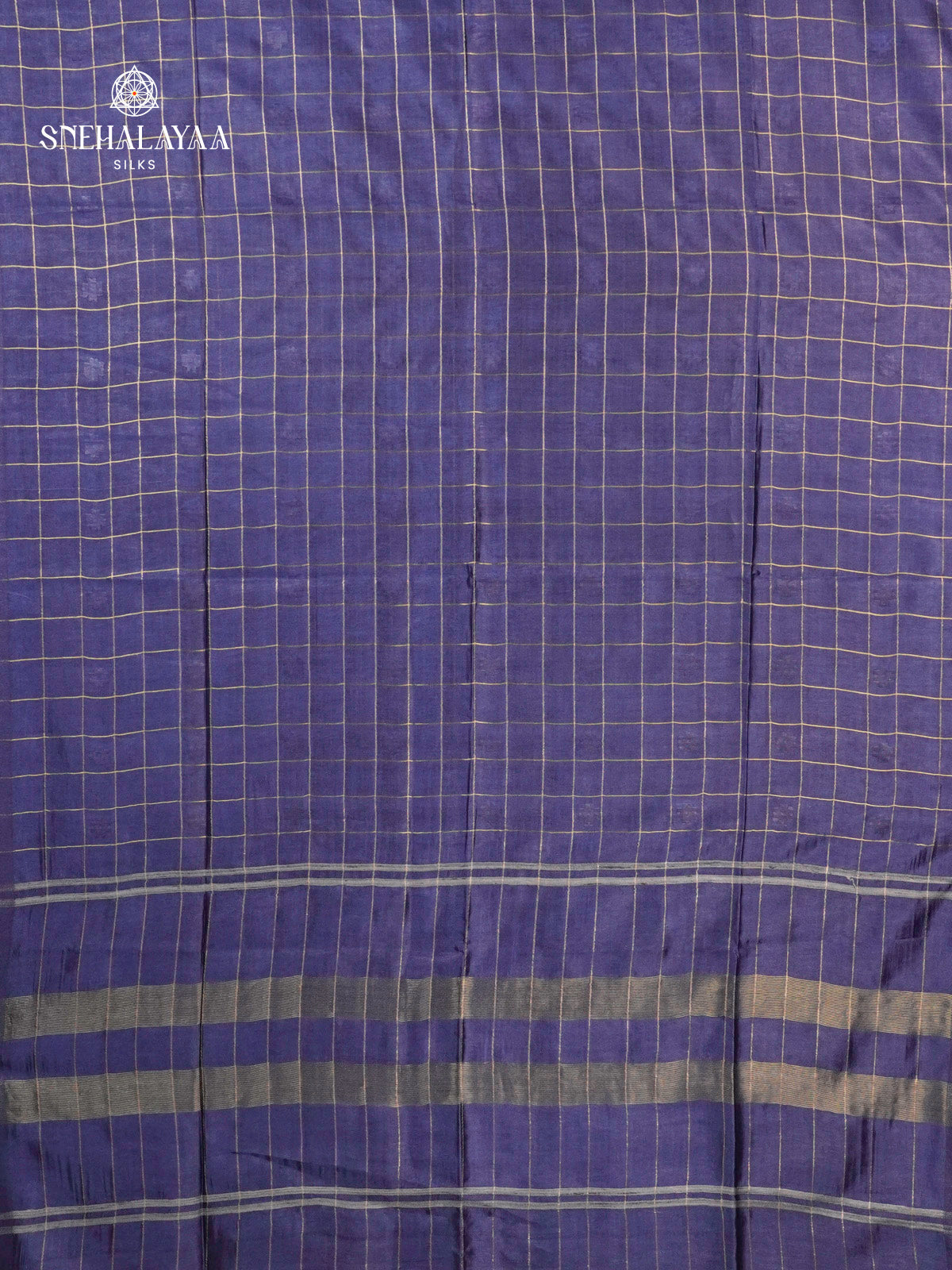 Blue Tussar Saree